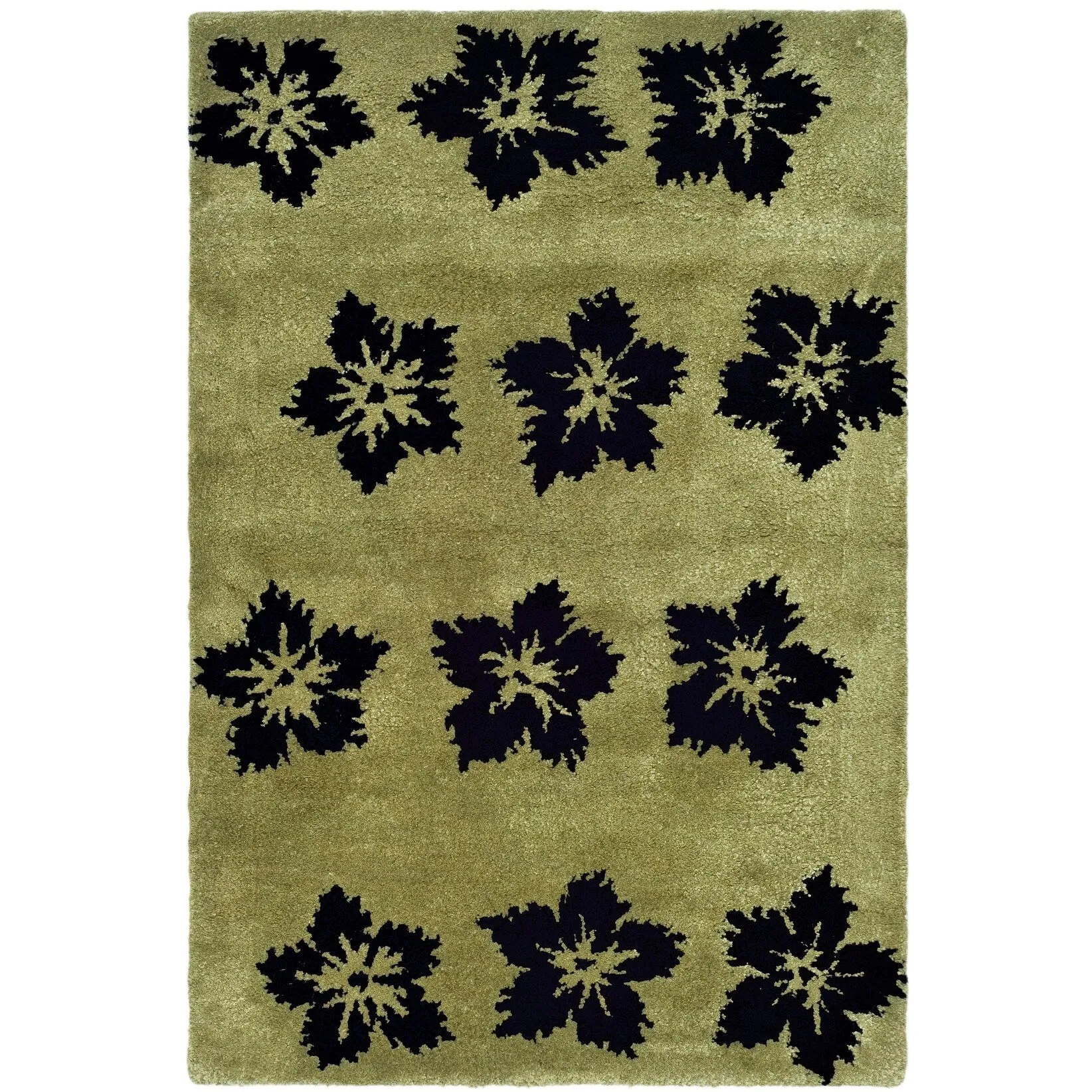 SAFAVIEH Handmade Soho Teela Leaves N.Z. Wool Rug