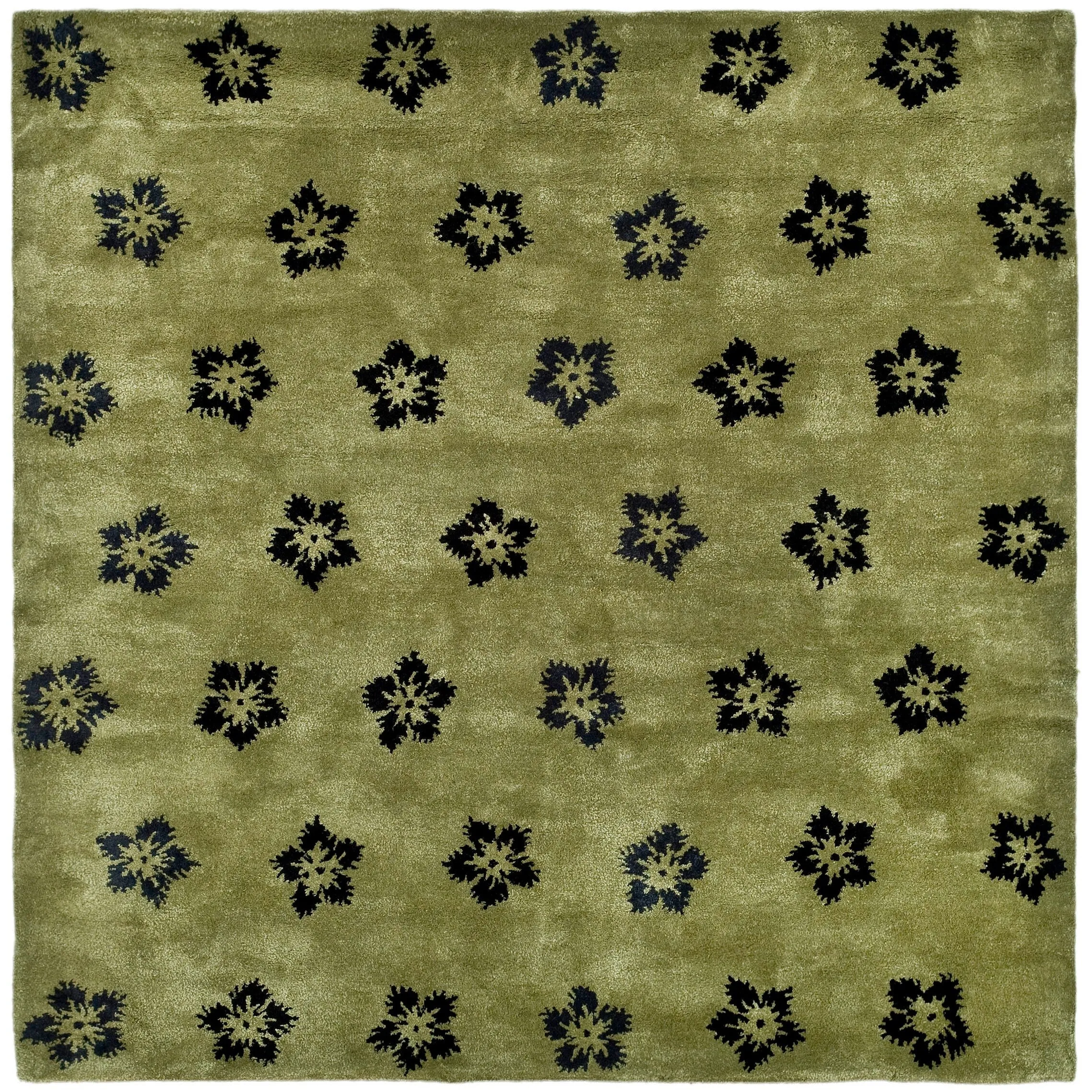 SAFAVIEH Handmade Soho Teela Leaves N.Z. Wool Rug