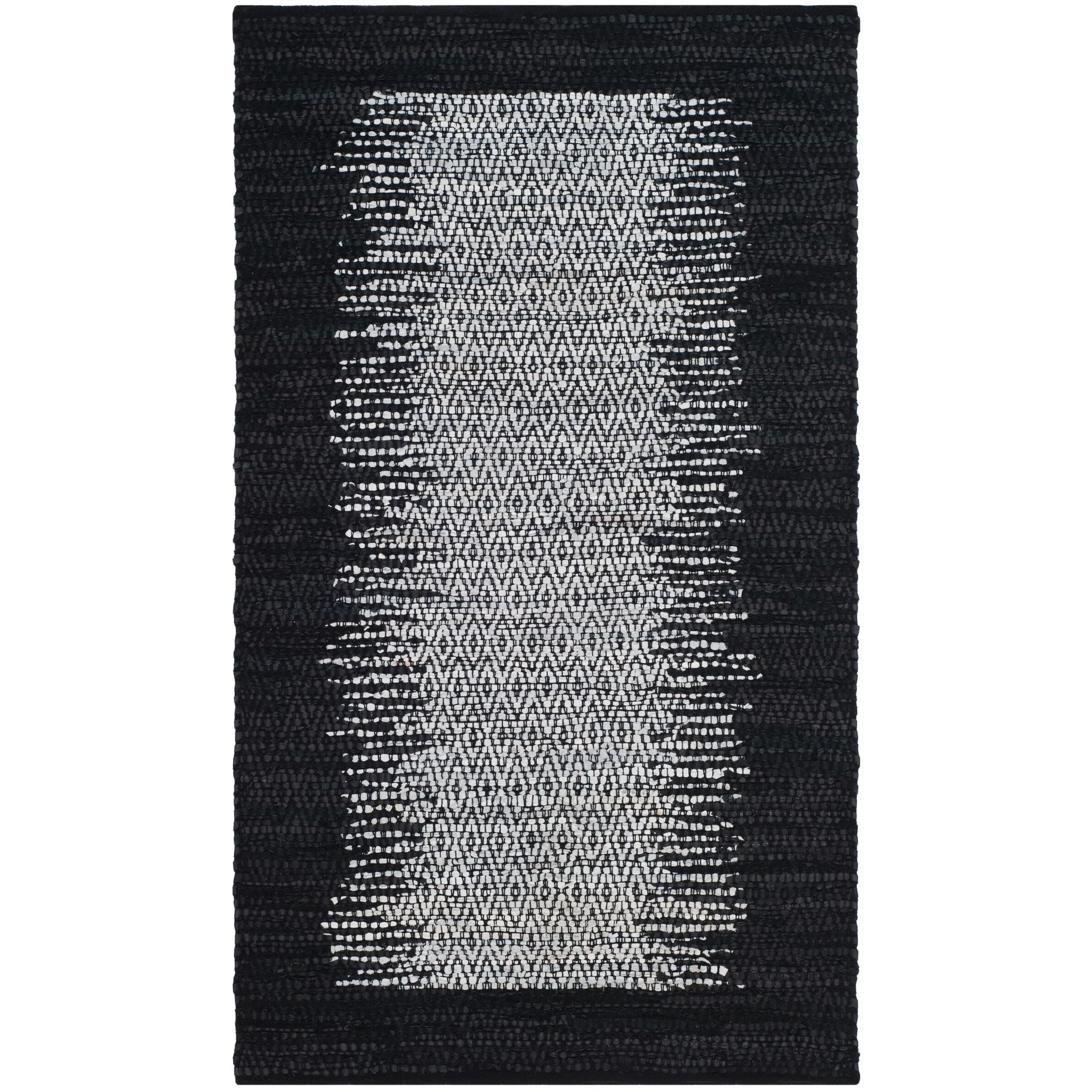 SAFAVIEH Handmade Vintage Boho Leather Mellissa Modern Stripe Leather