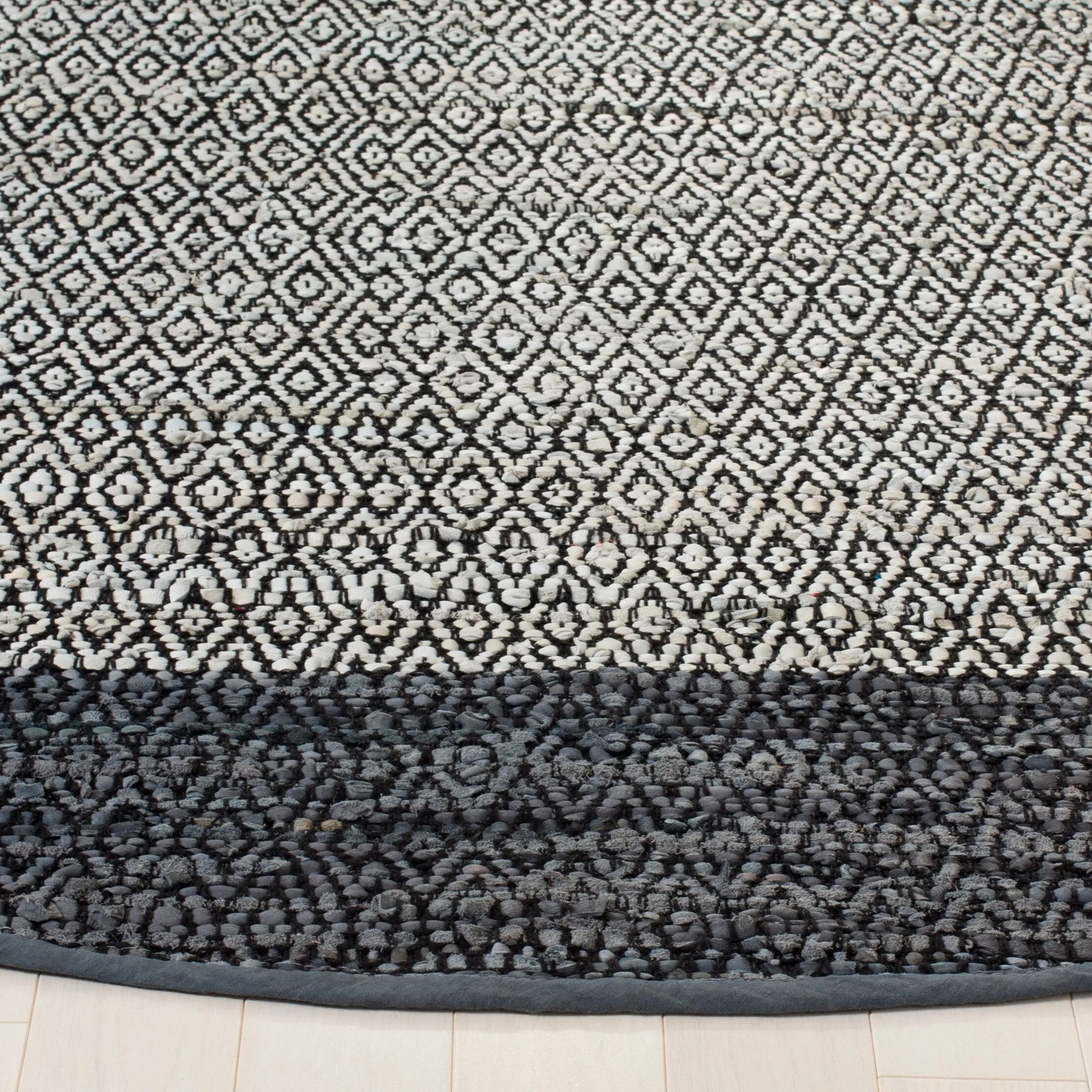 SAFAVIEH Handmade Vintage Boho Leather Mellissa Modern Stripe Leather