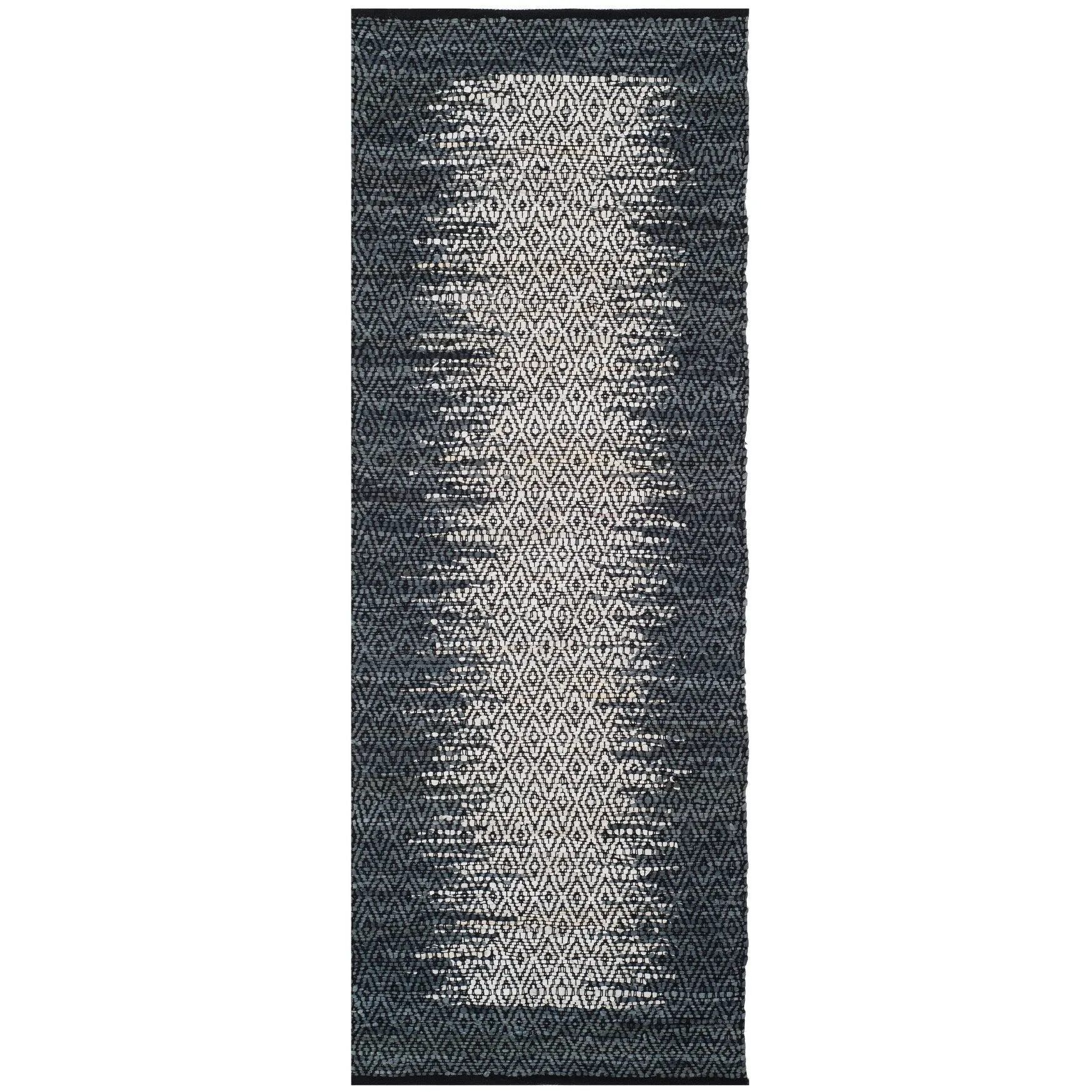 SAFAVIEH Handmade Vintage Boho Leather Mellissa Modern Stripe Leather