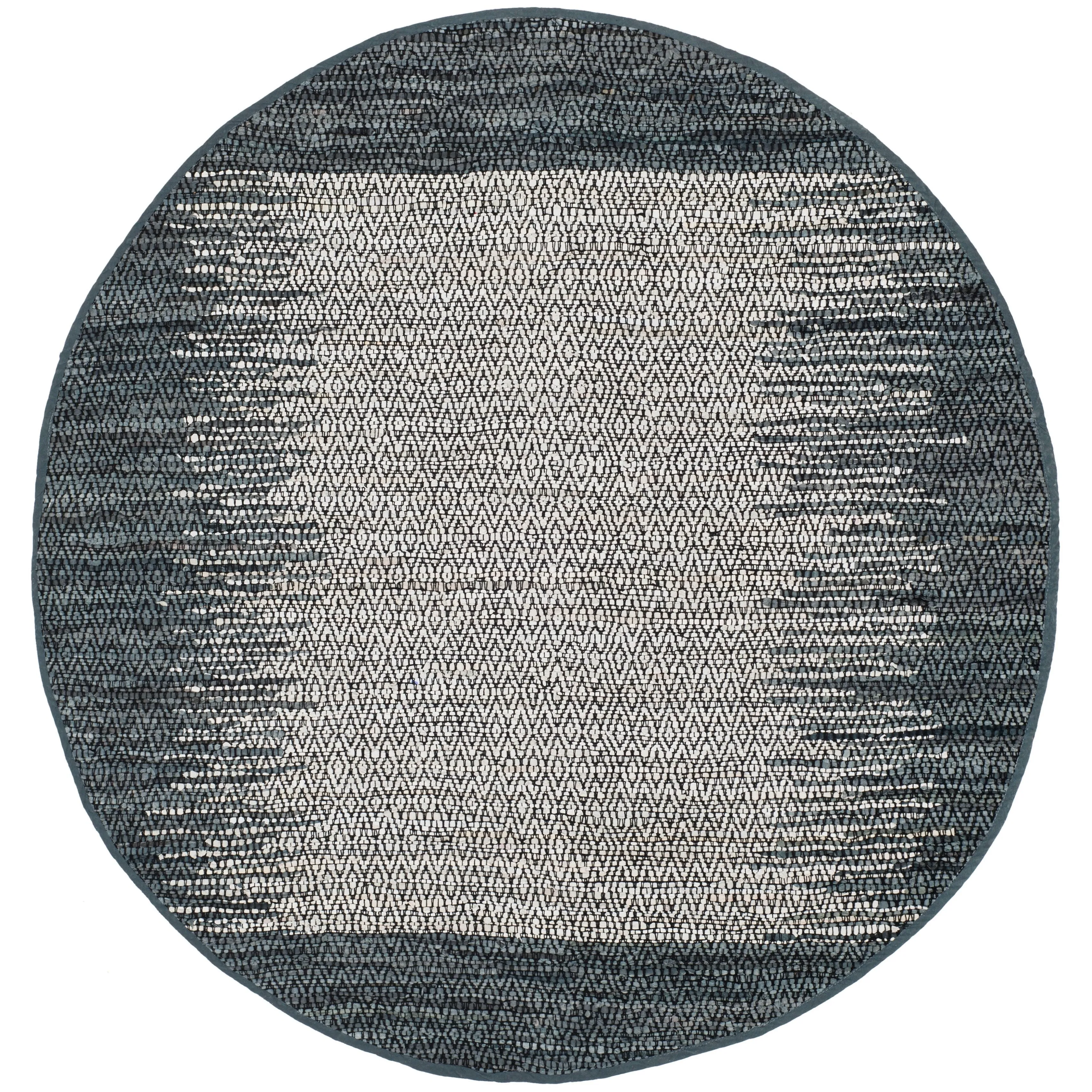 SAFAVIEH Handmade Vintage Boho Leather Mellissa Modern Stripe Leather