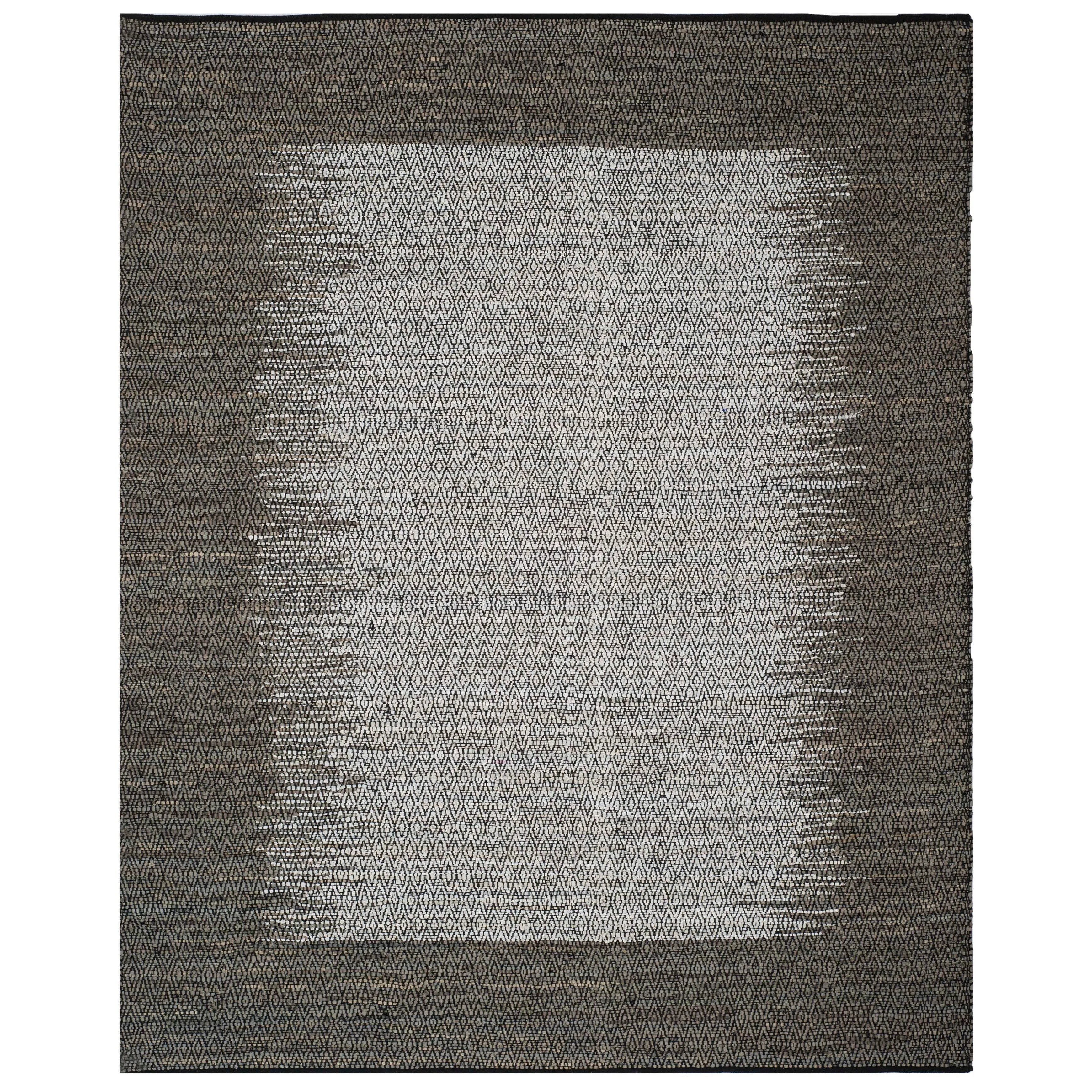 SAFAVIEH Handmade Vintage Boho Leather Mellissa Modern Stripe Leather
