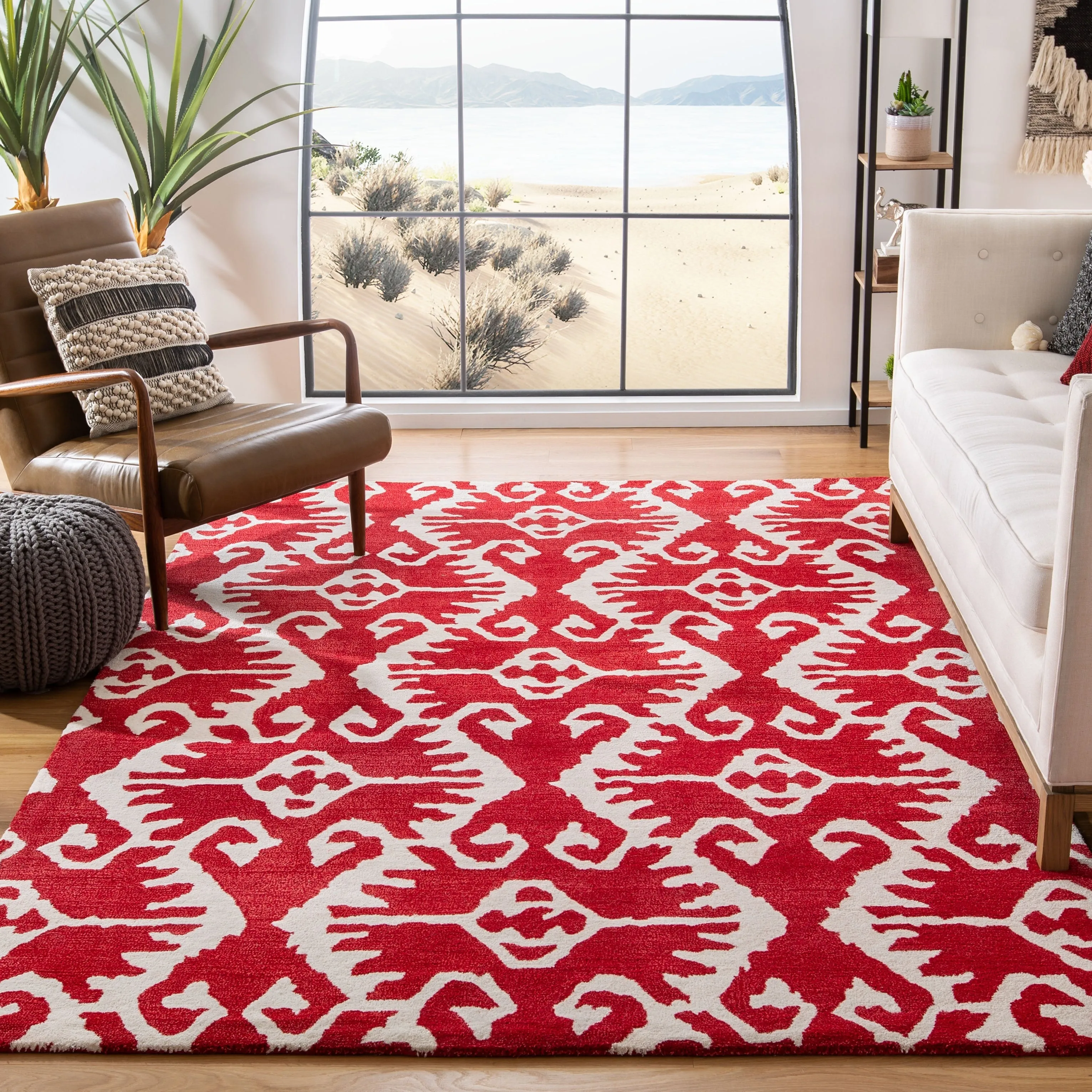 SAFAVIEH Handmade Wyndham Bekin Modern Wool Rug