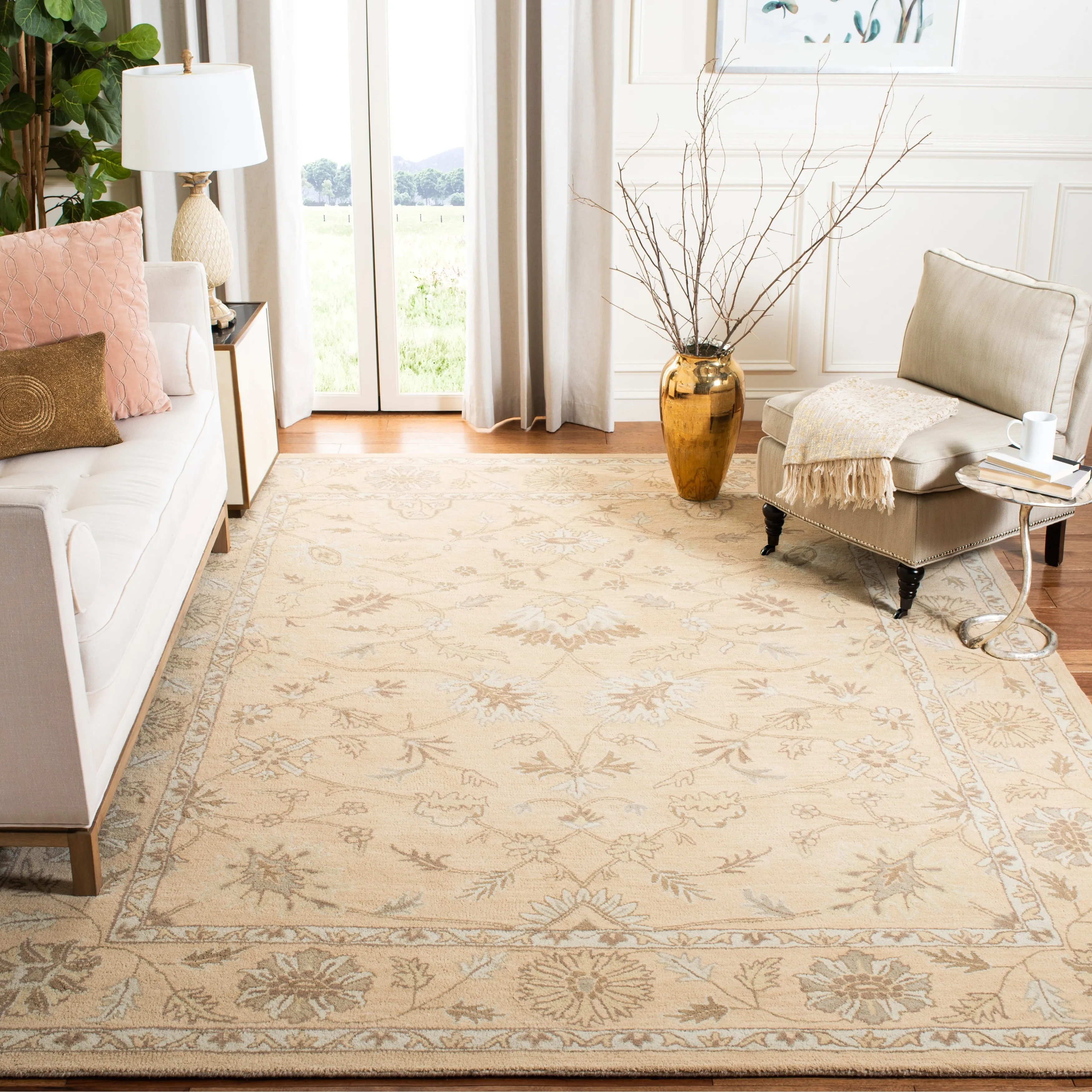 SAFAVIEH Handmade Wyndham Donjeta Modern Wool Rug