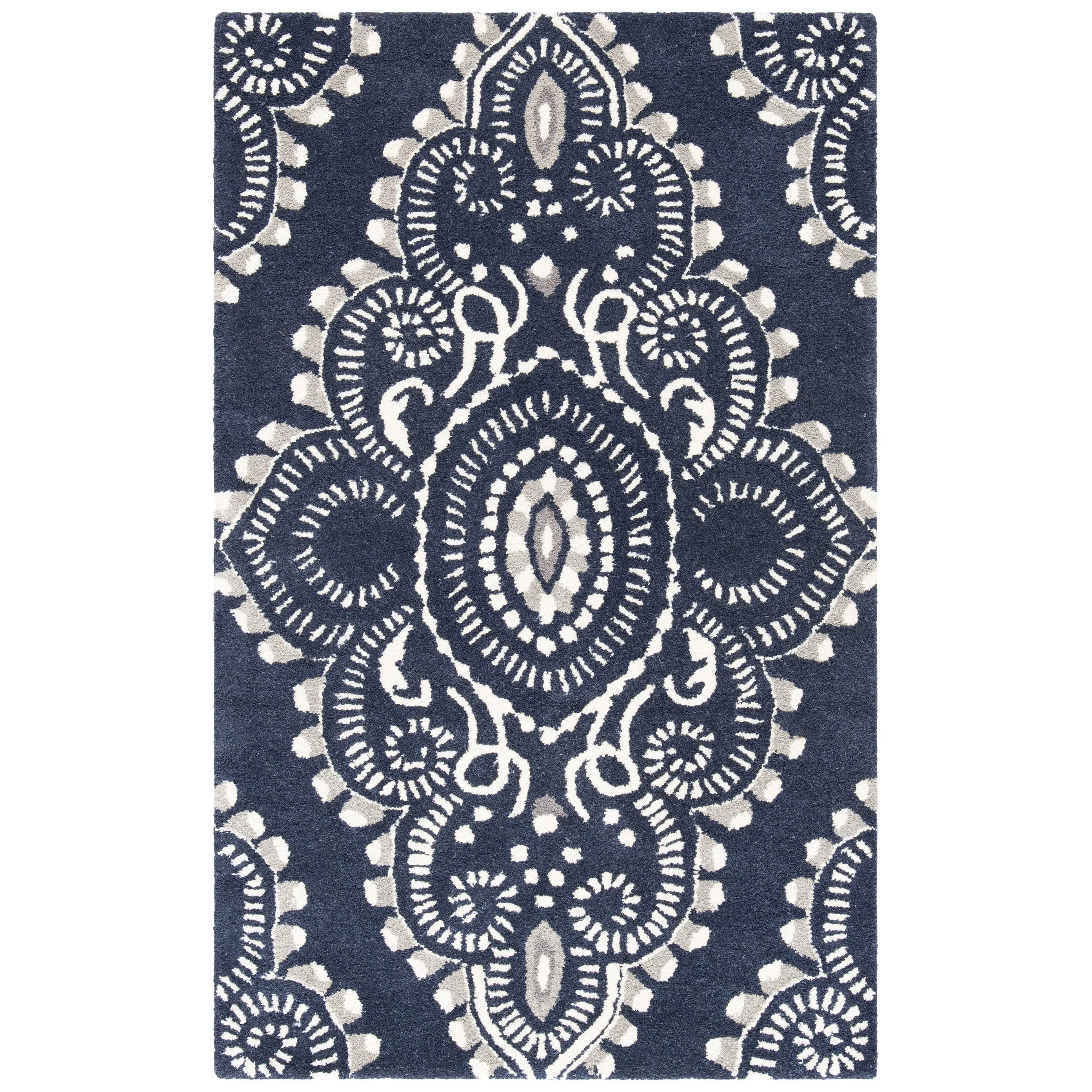 SAFAVIEH Handmade Wyndham Geanina Modern Wool Rug