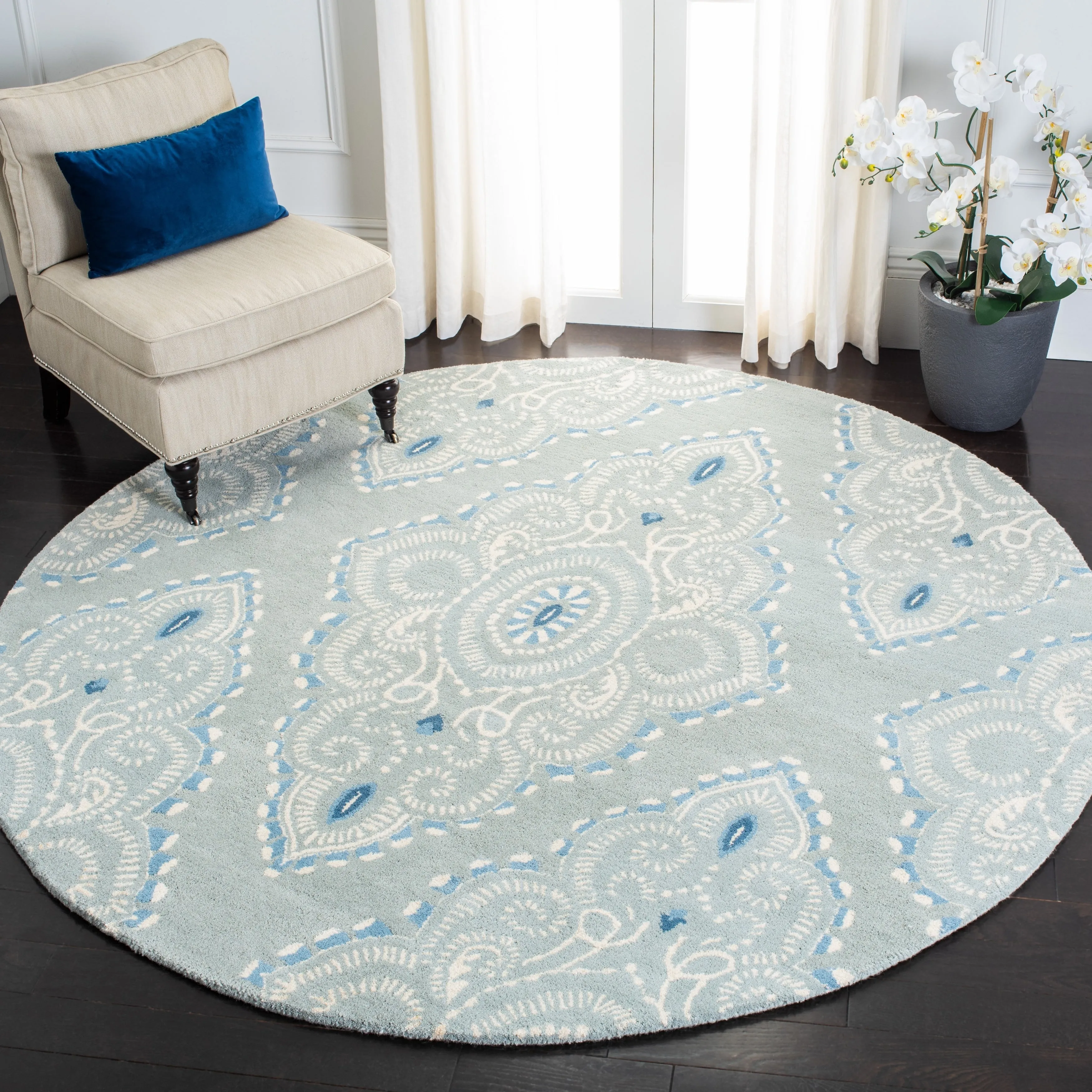 SAFAVIEH Handmade Wyndham Geanina Modern Wool Rug