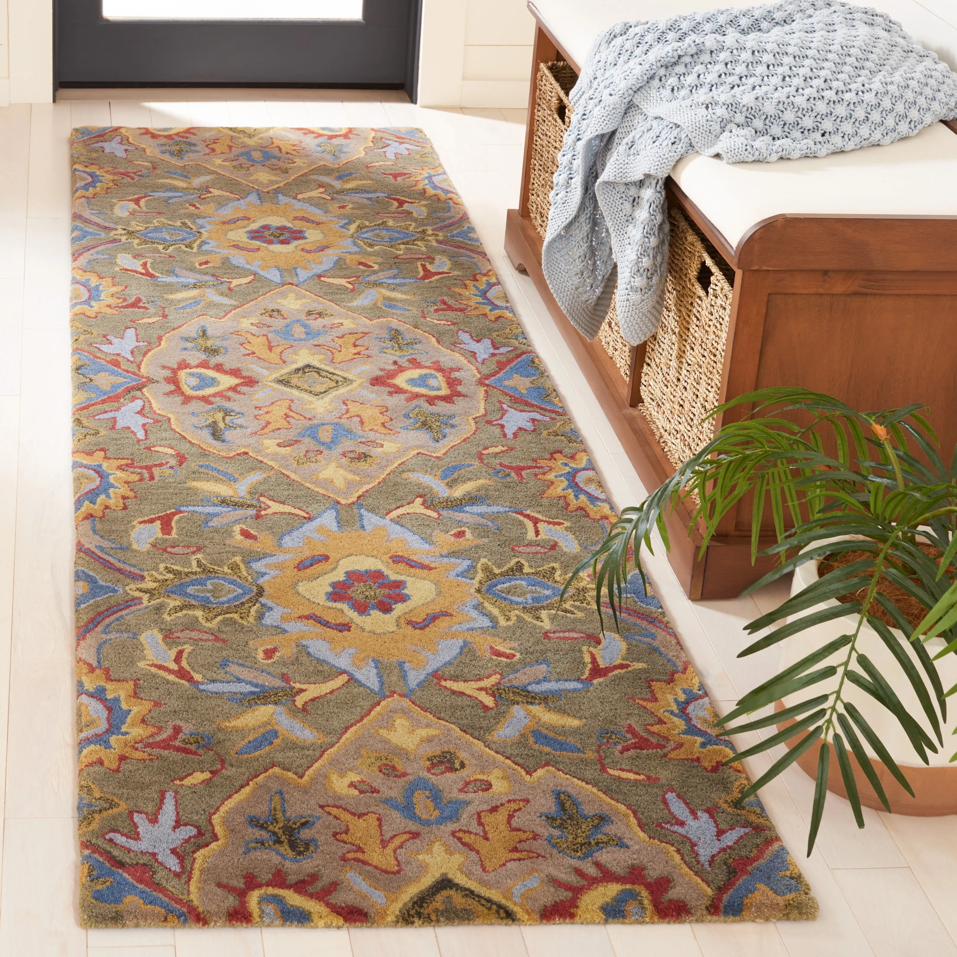 SAFAVIEH Heritage Sheena Hand-tufted Wool Area Rug
