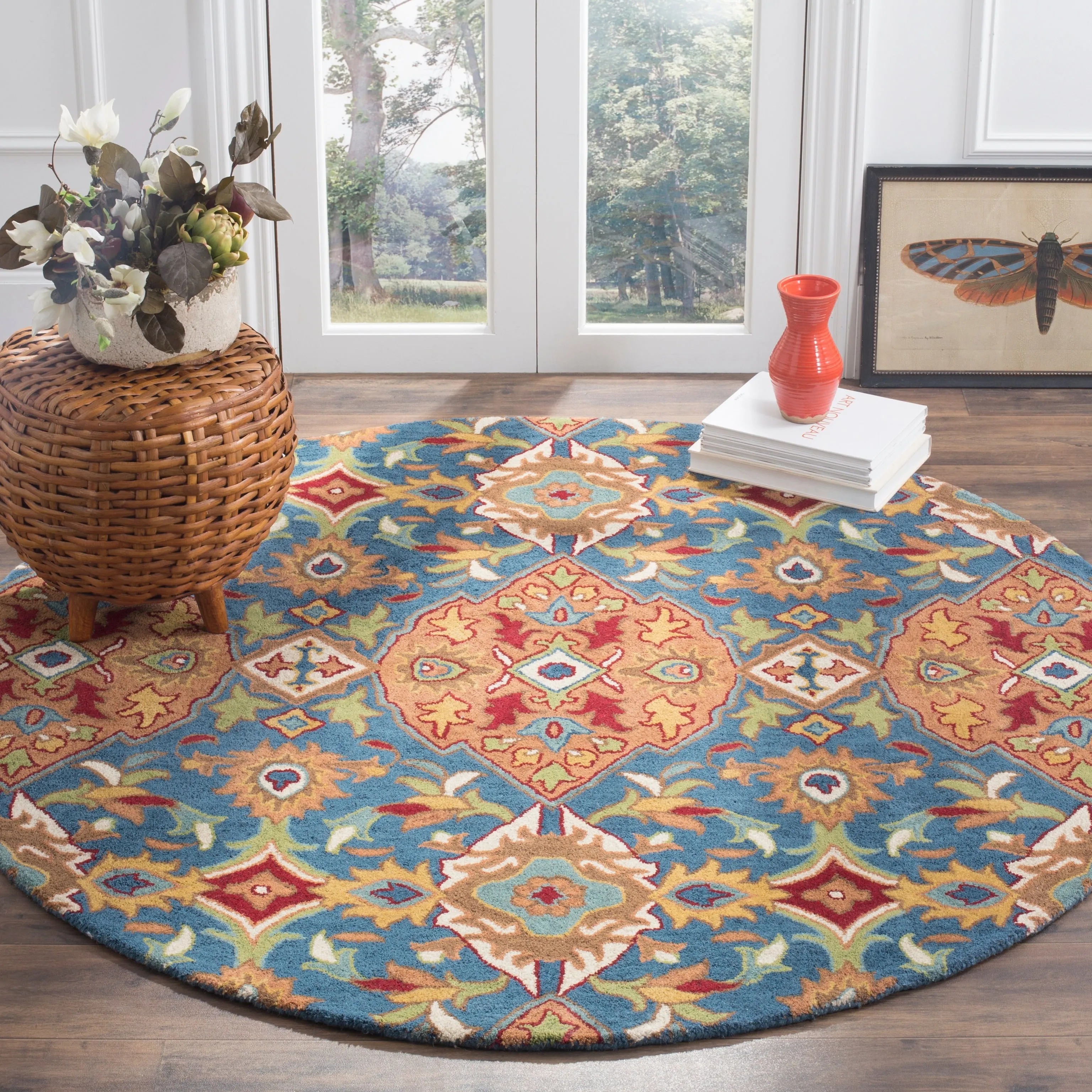 SAFAVIEH Heritage Sheena Hand-tufted Wool Area Rug