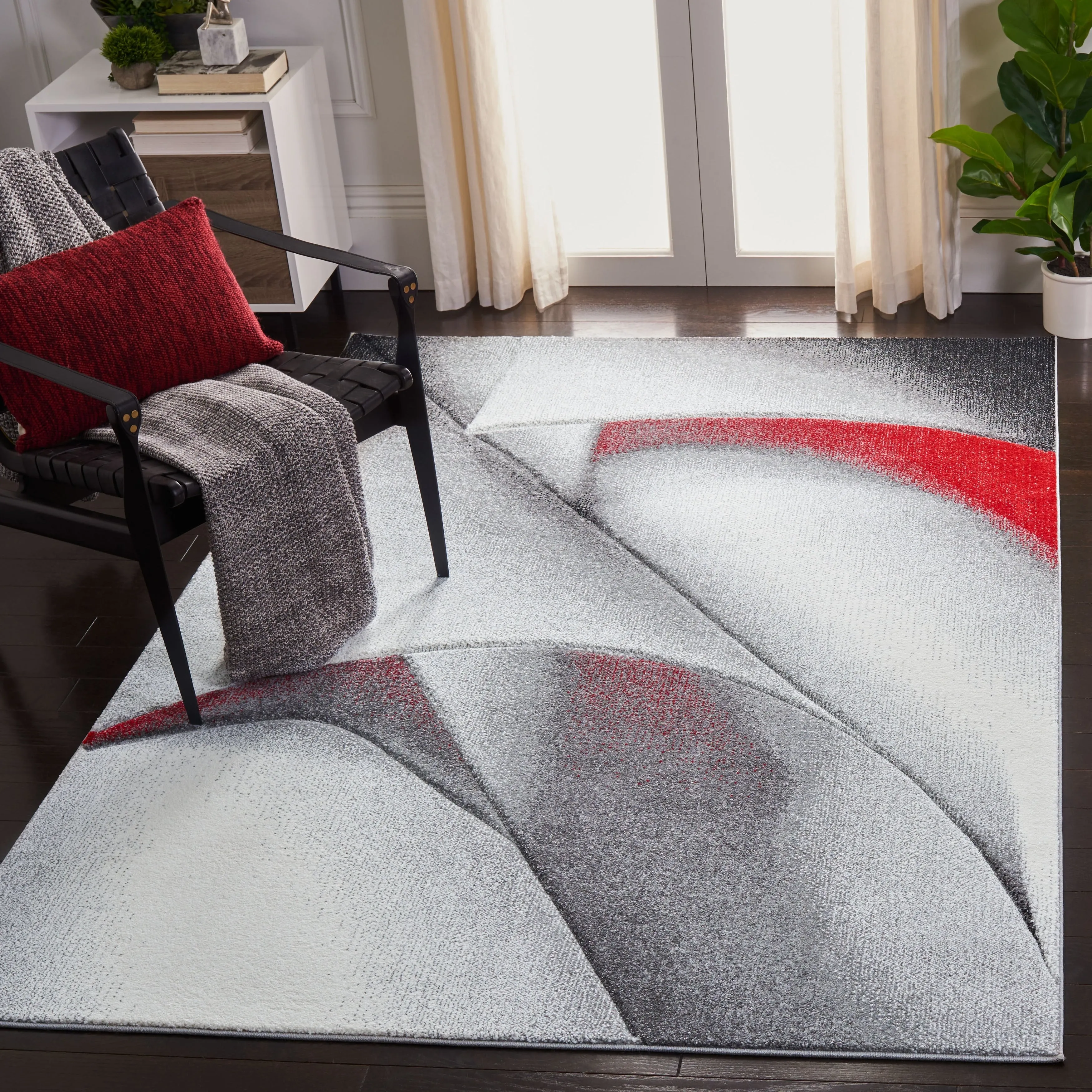 SAFAVIEH Hollywood Hasiba Mid-Century Modern Abstract Rug