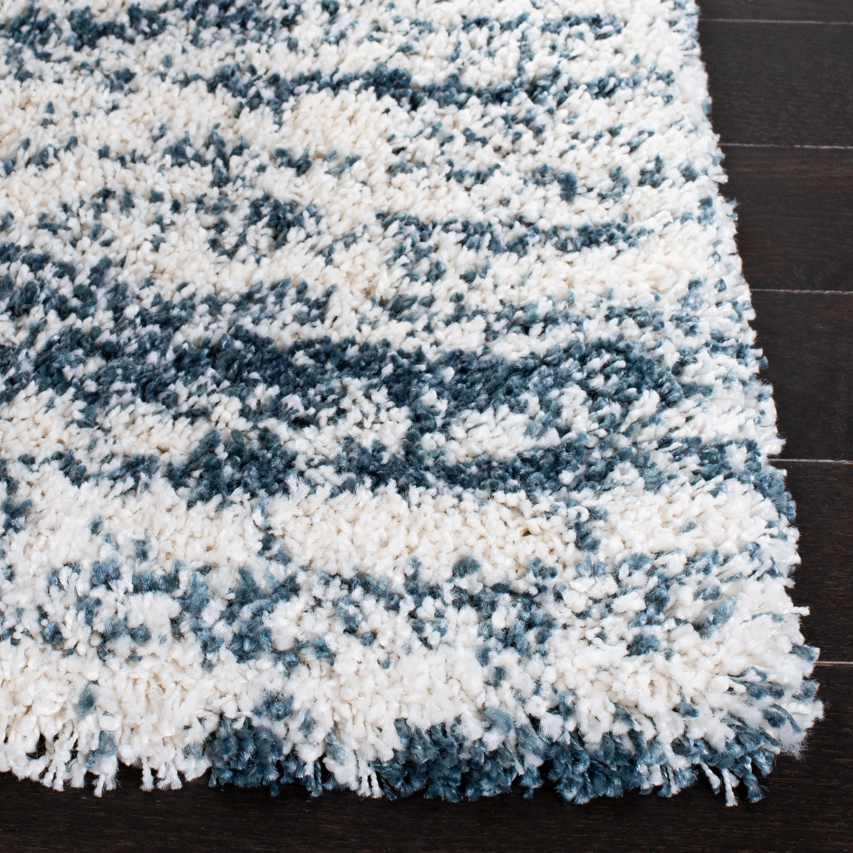 SAFAVIEH Hudson Shag Cherri Abstract 2-inch Thick Rug