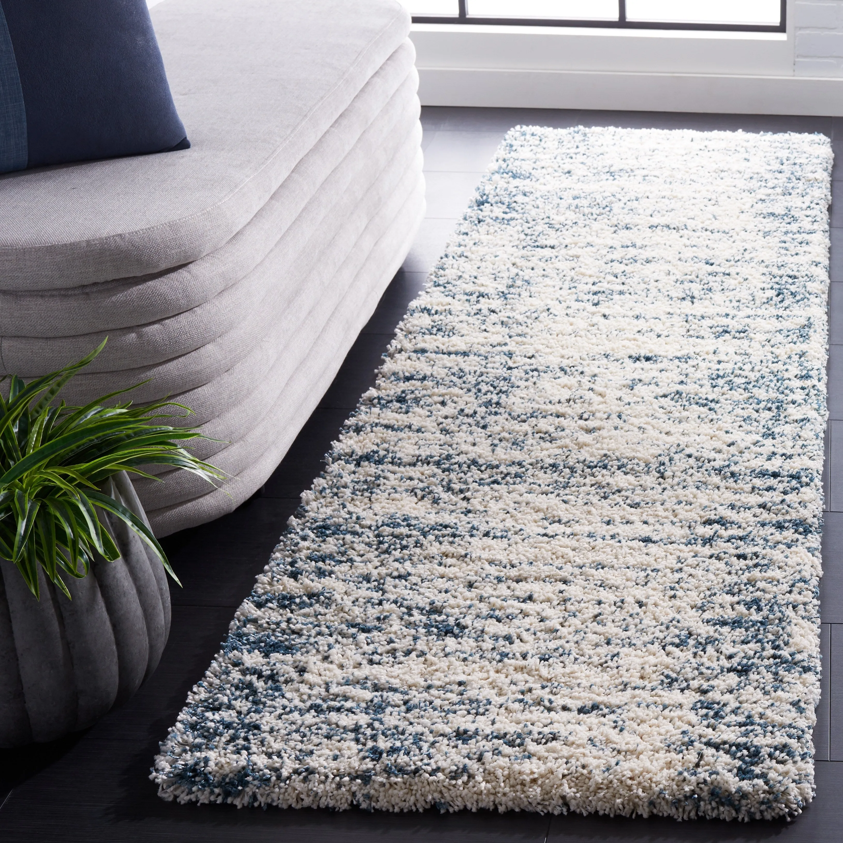 SAFAVIEH Hudson Shag Cherri Abstract 2-inch Thick Rug