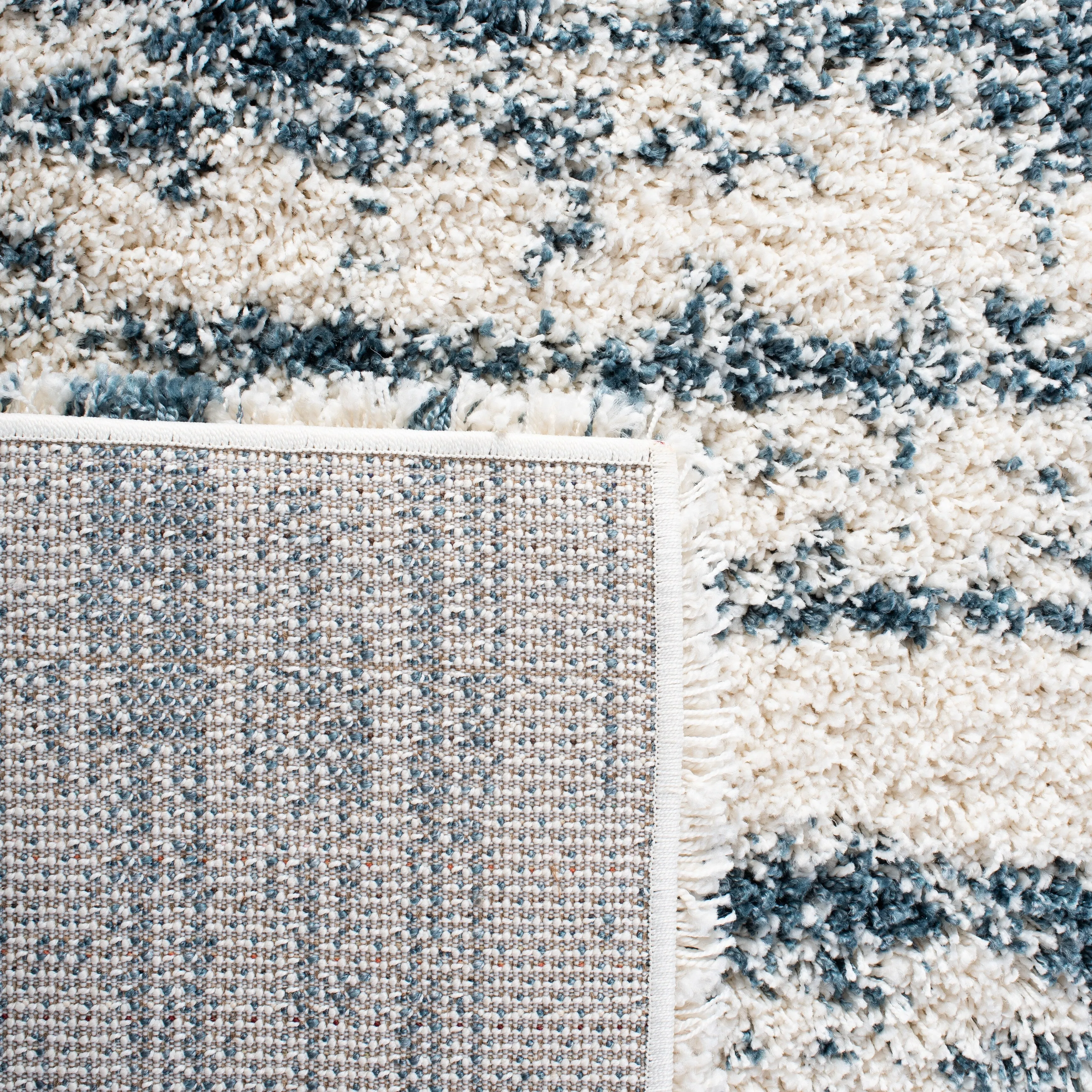 SAFAVIEH Hudson Shag Cherri Abstract 2-inch Thick Rug