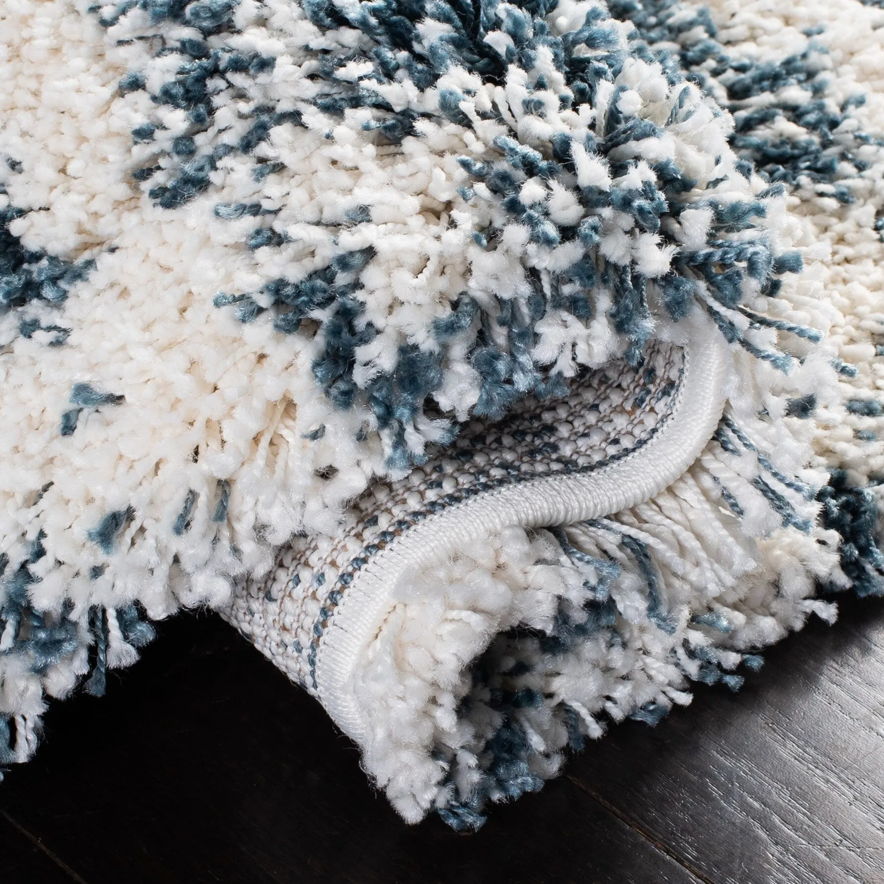 SAFAVIEH Hudson Shag Cherri Abstract 2-inch Thick Rug