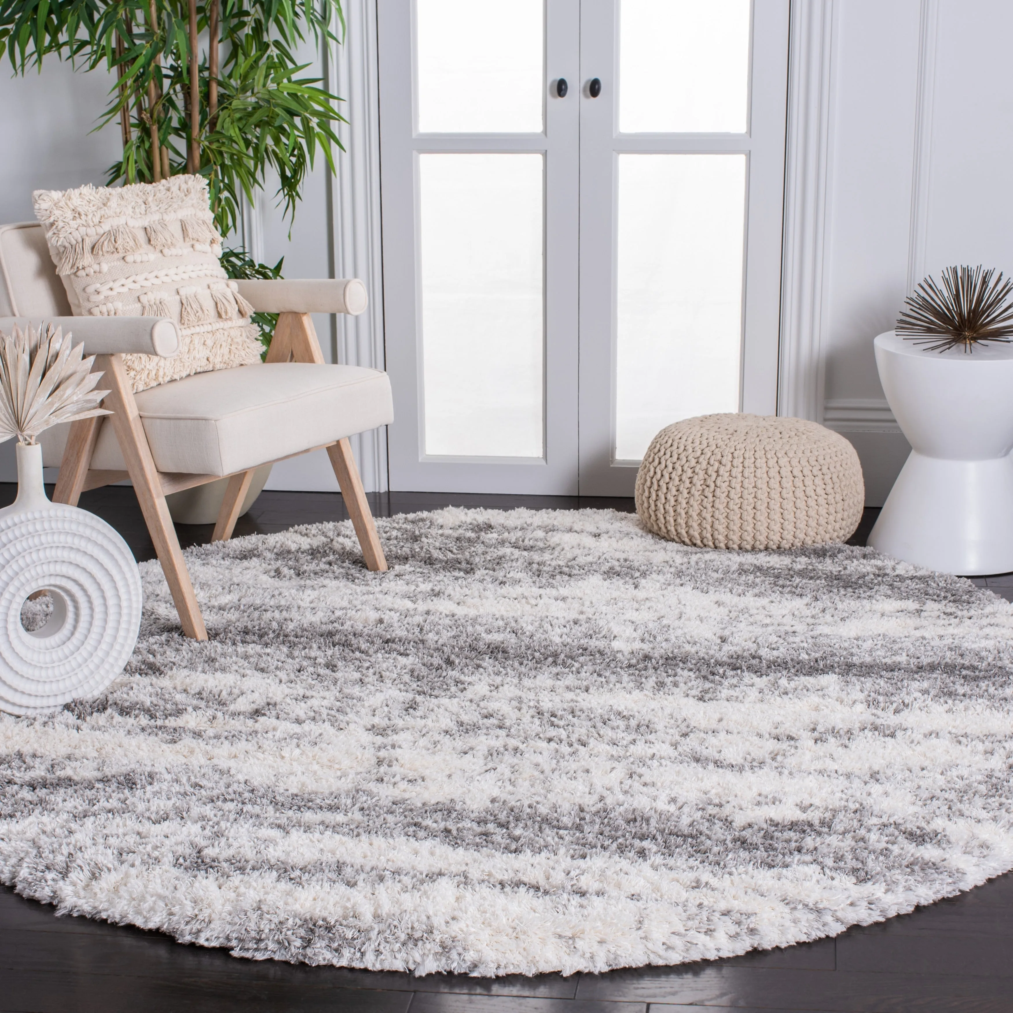 SAFAVIEH Iceland Shag Sheree Abstract 2.6-inch Thick Rug