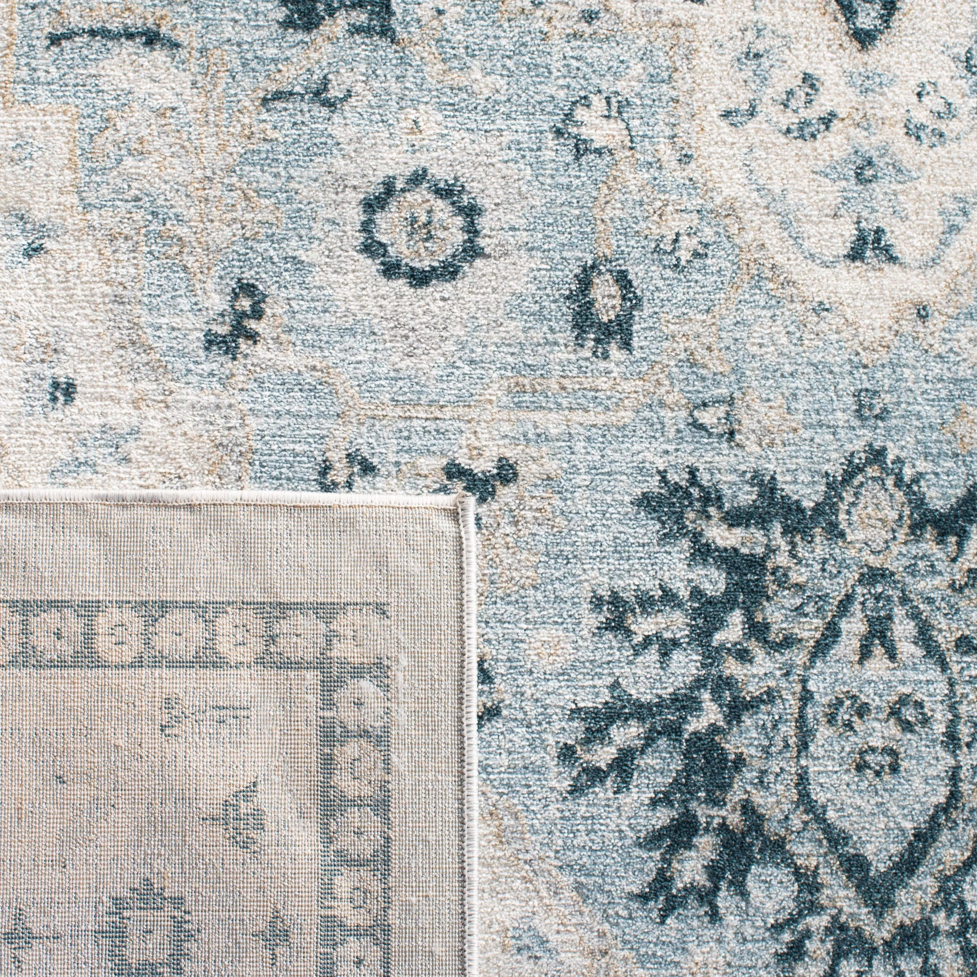SAFAVIEH Isabella Vergilia Traditional Oriental Rug - Light Blue/Cream - 5' 3 x 7' 6
