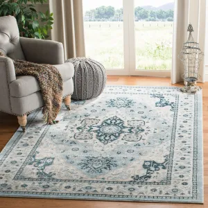 SAFAVIEH Isabella Vergilia Traditional Oriental Rug - Light Blue/Cream - 5' 3 x 7' 6