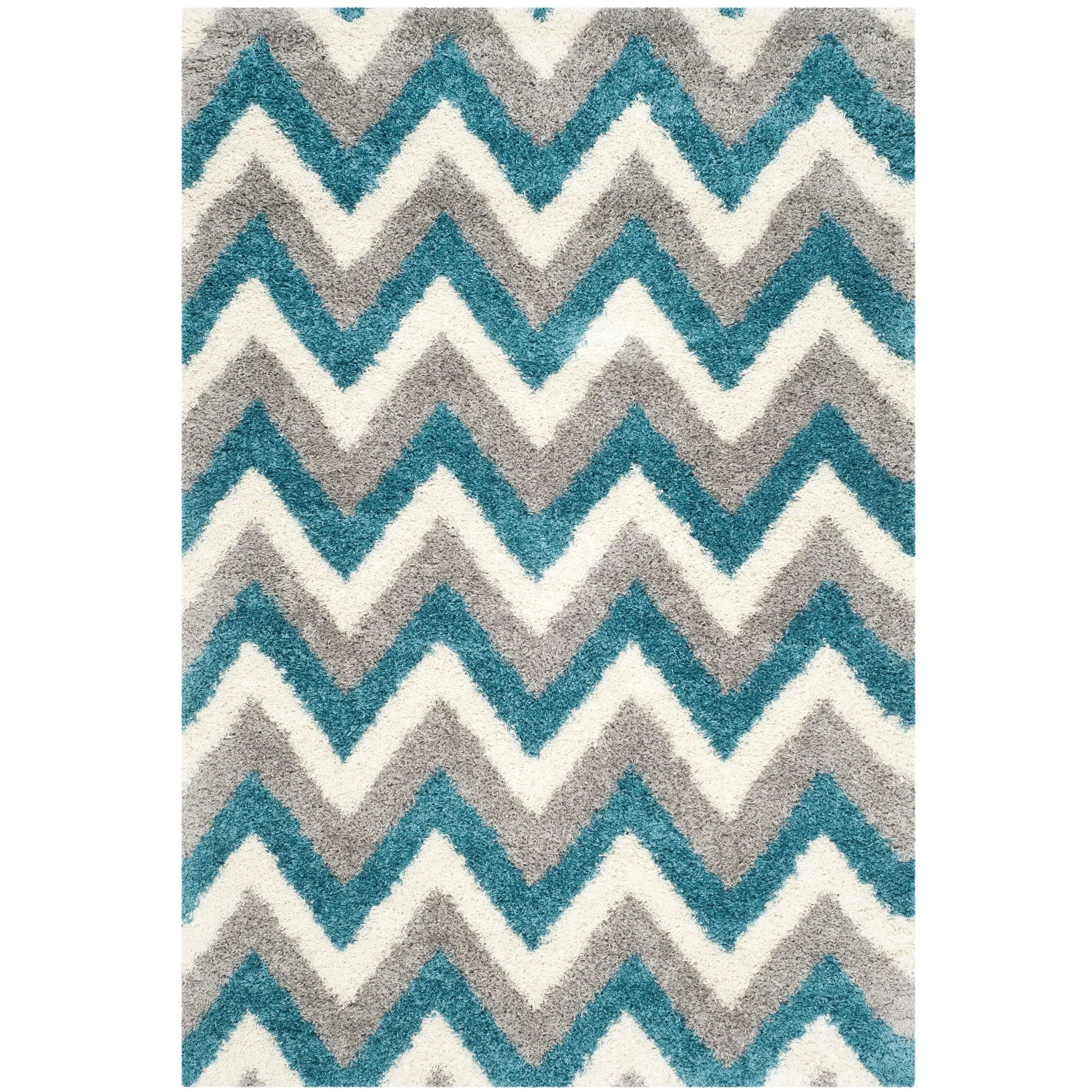 SAFAVIEH Kids Shag Nikki Nursery Playroom 2-inch Thick Rug