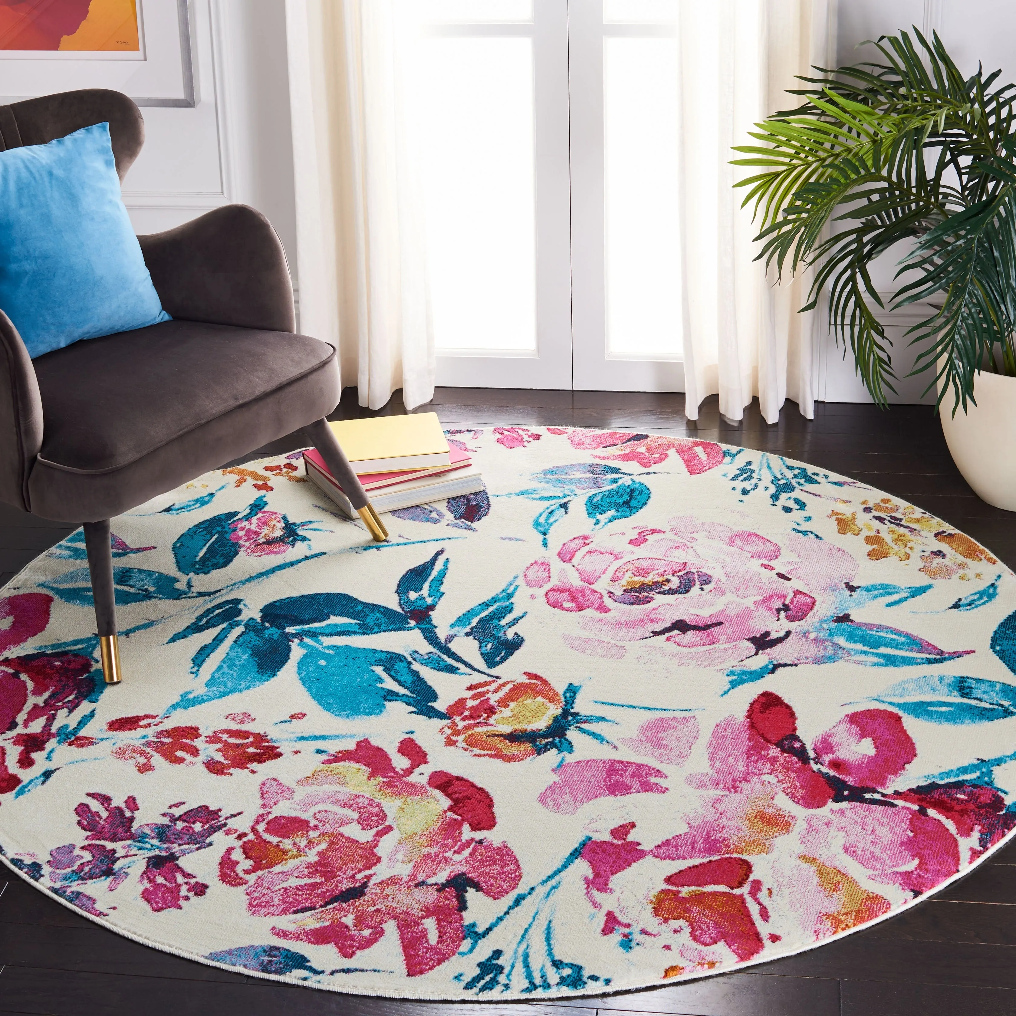 SAFAVIEH Lillian Maralyn Abstract Floral Rug