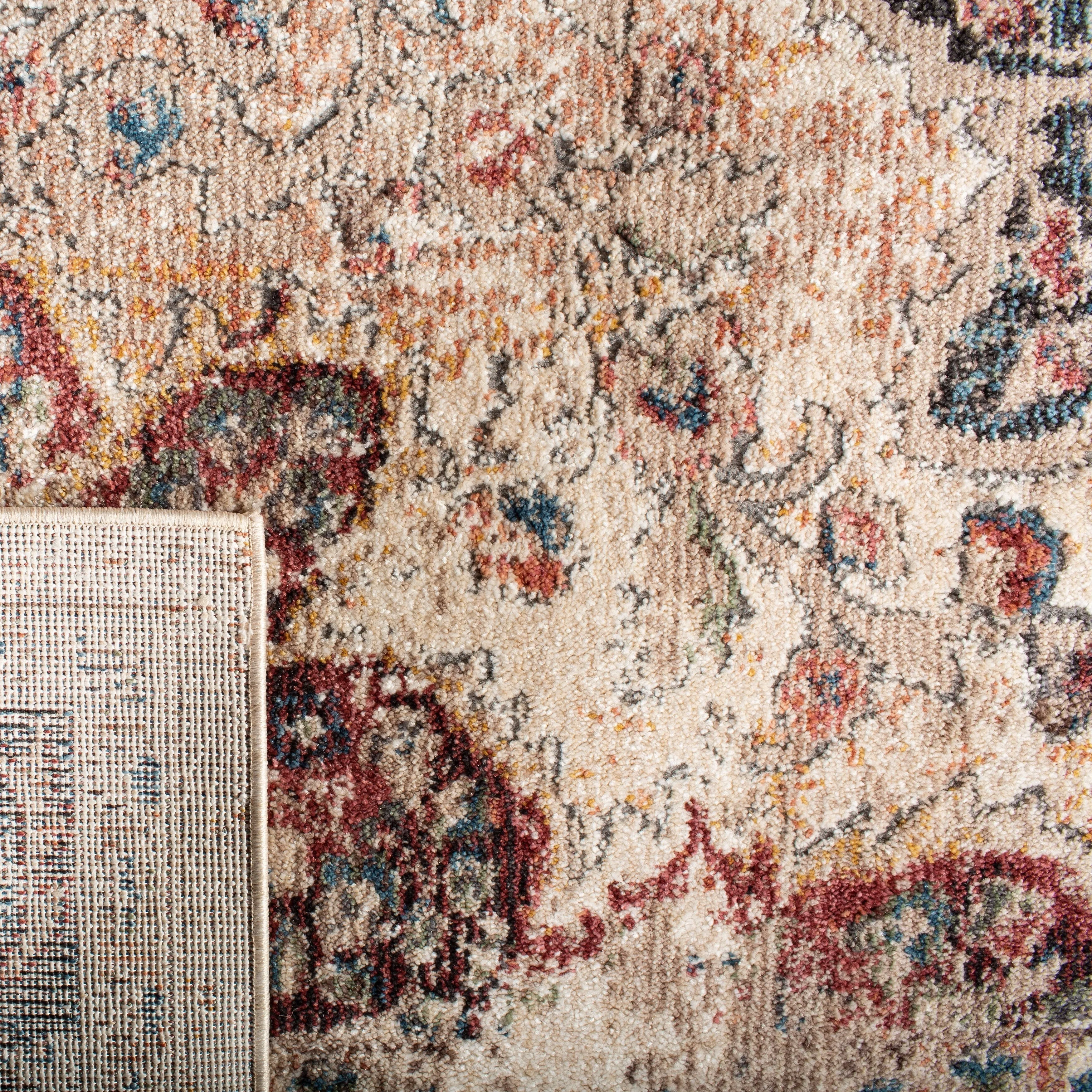 SAFAVIEH Lyric Vintage Medallion Polyester Rug