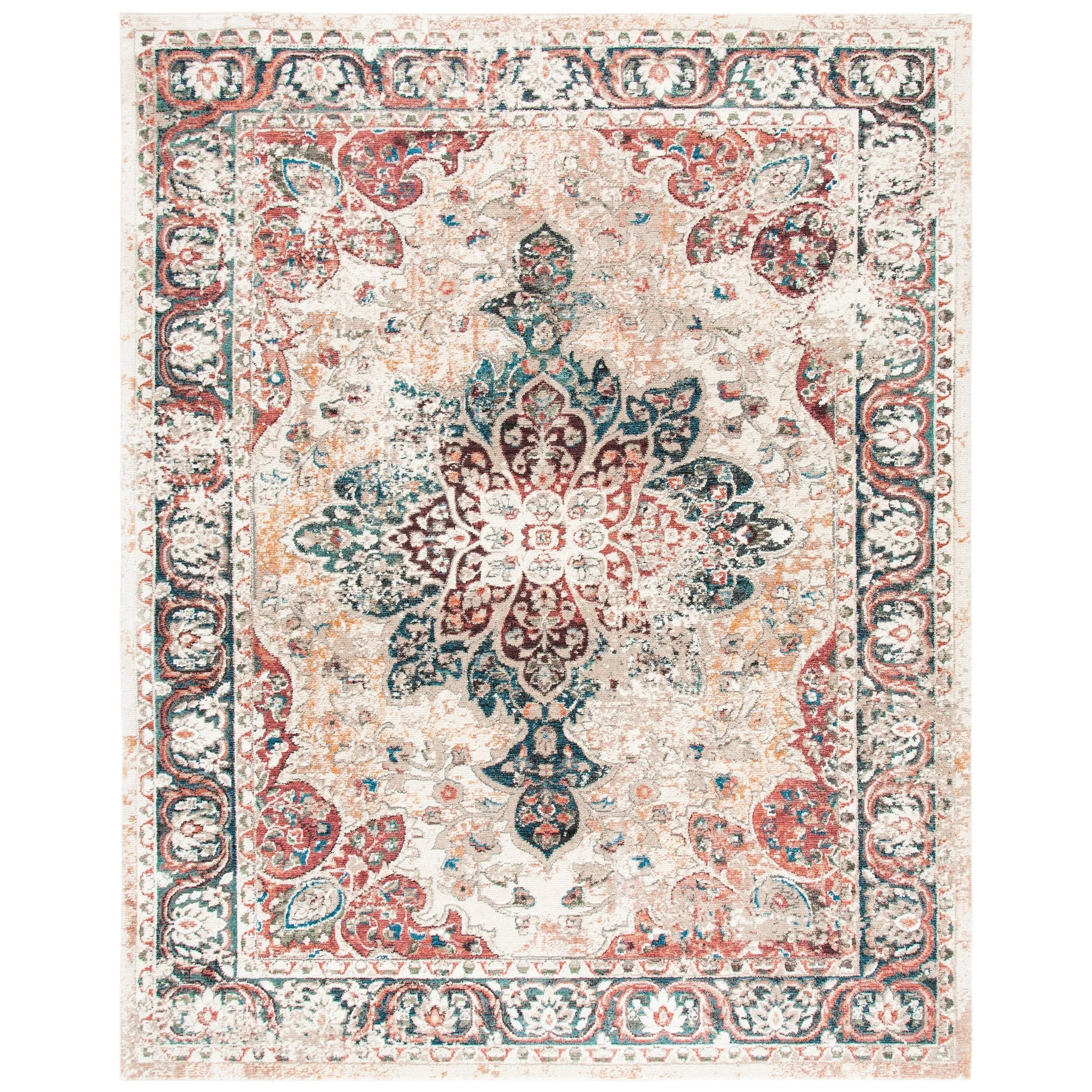 SAFAVIEH Lyric Vintage Medallion Polyester Rug