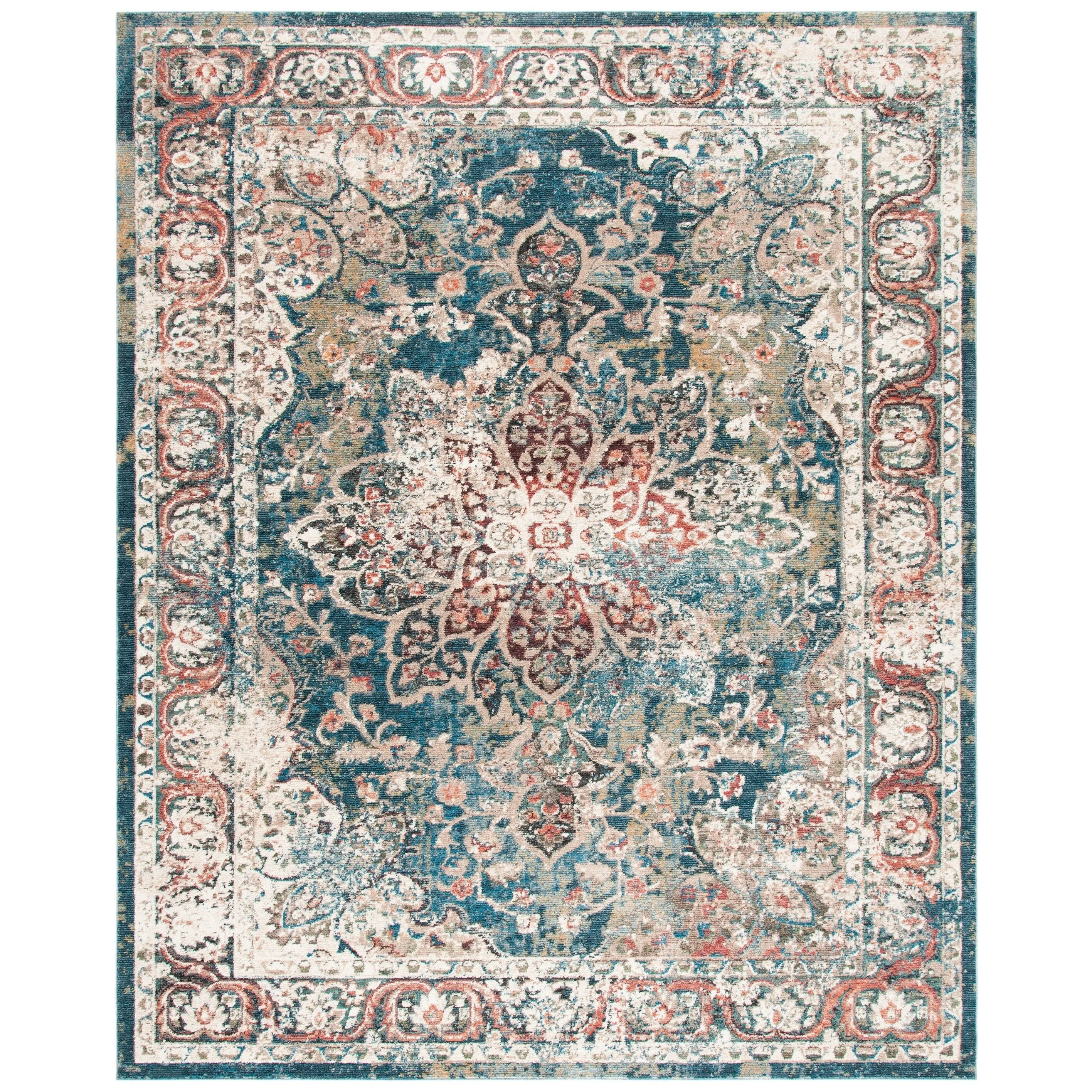 SAFAVIEH Lyric Vintage Medallion Polyester Rug