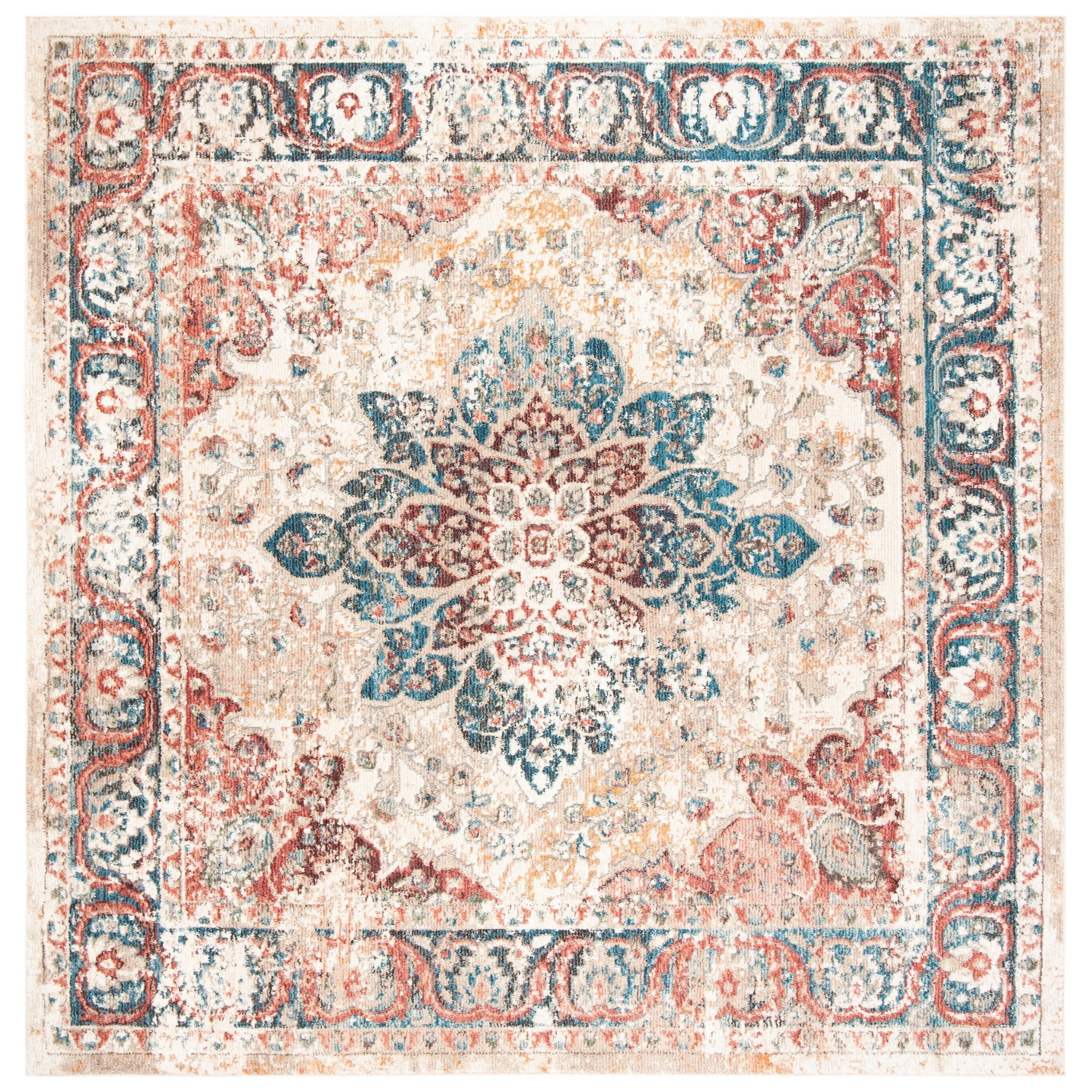 SAFAVIEH Lyric Vintage Medallion Polyester Rug