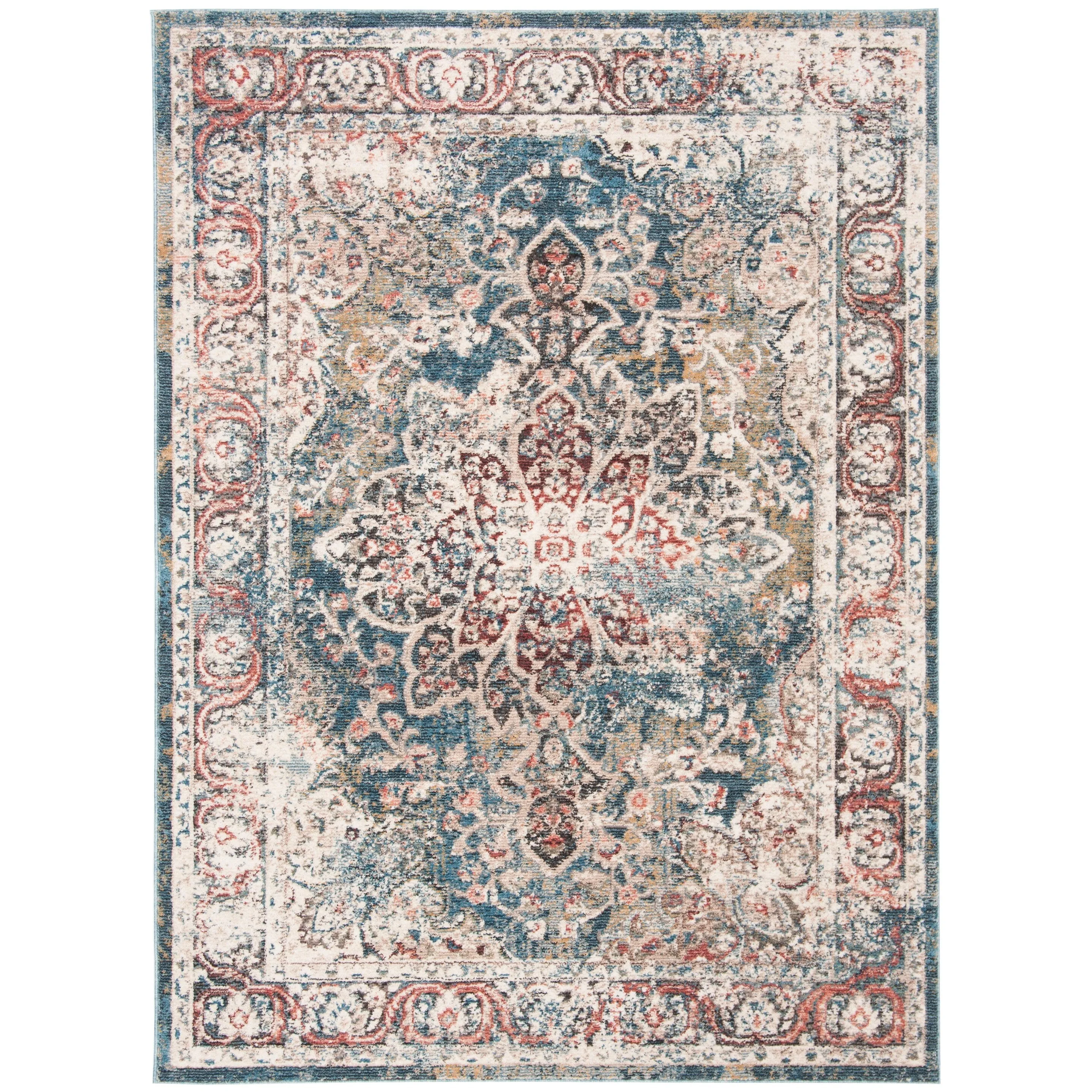 SAFAVIEH Lyric Vintage Medallion Polyester Rug