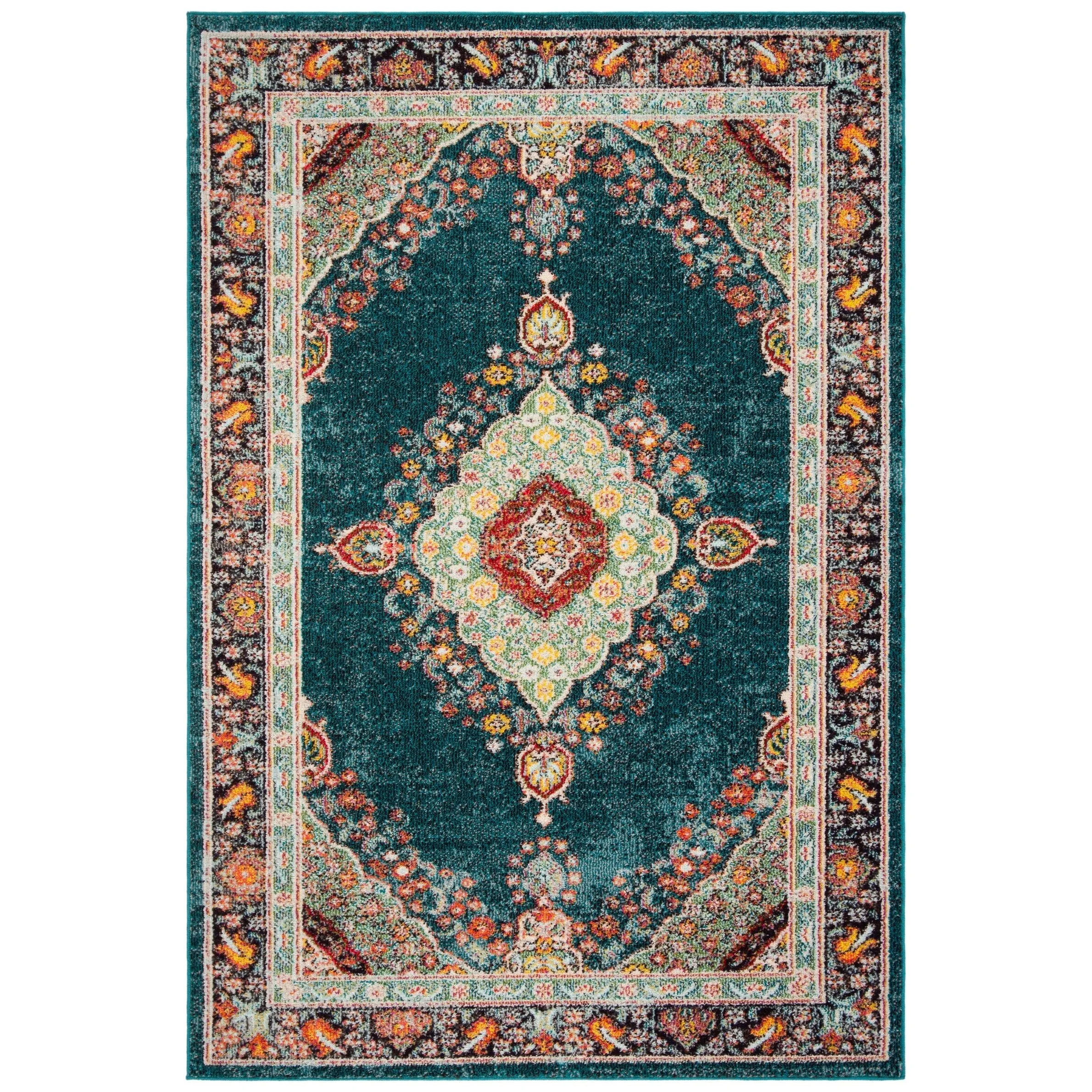 SAFAVIEH Madison Felicitas Vintage Oriental Medallion Rug