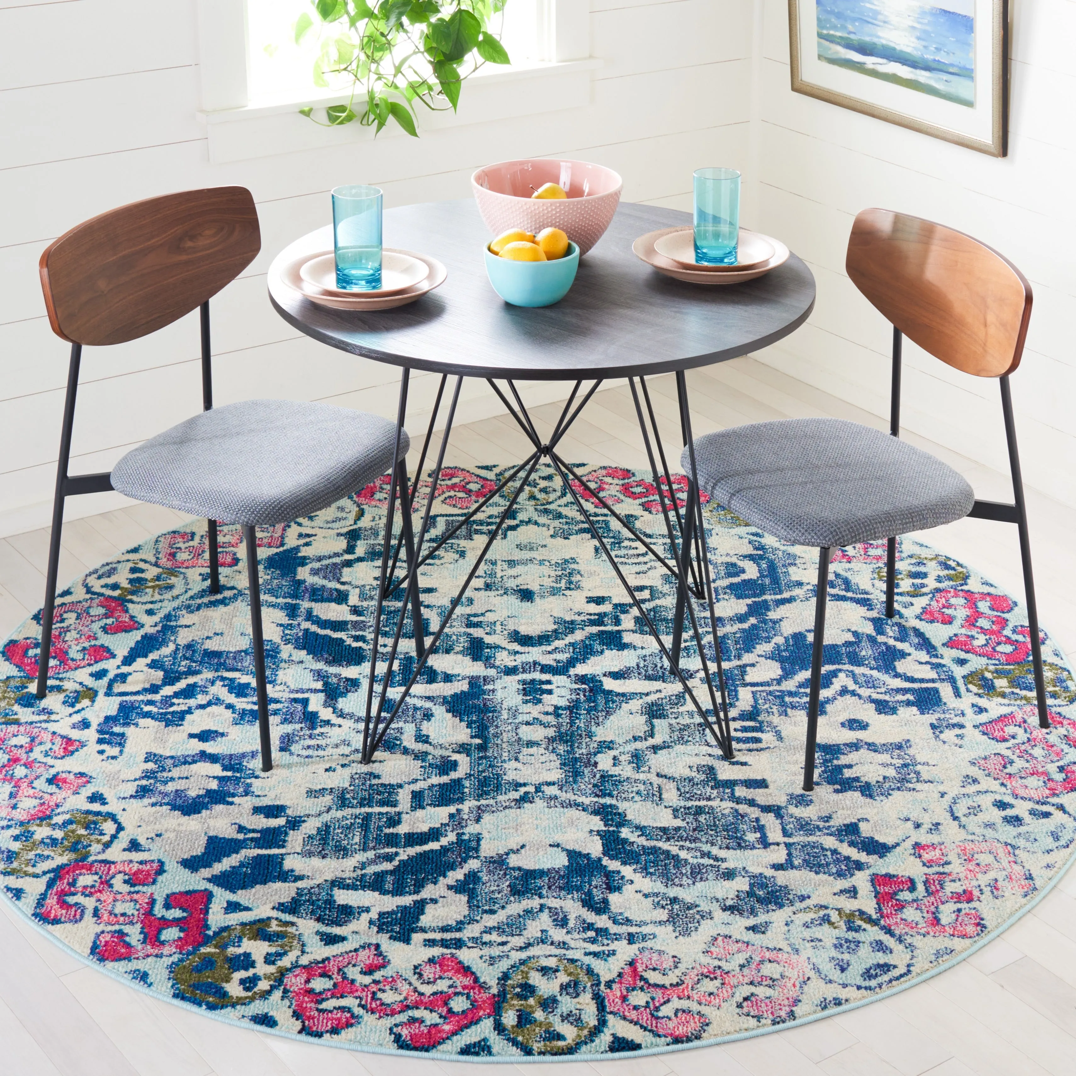 SAFAVIEH Madison Jeljazka Distressed Rug