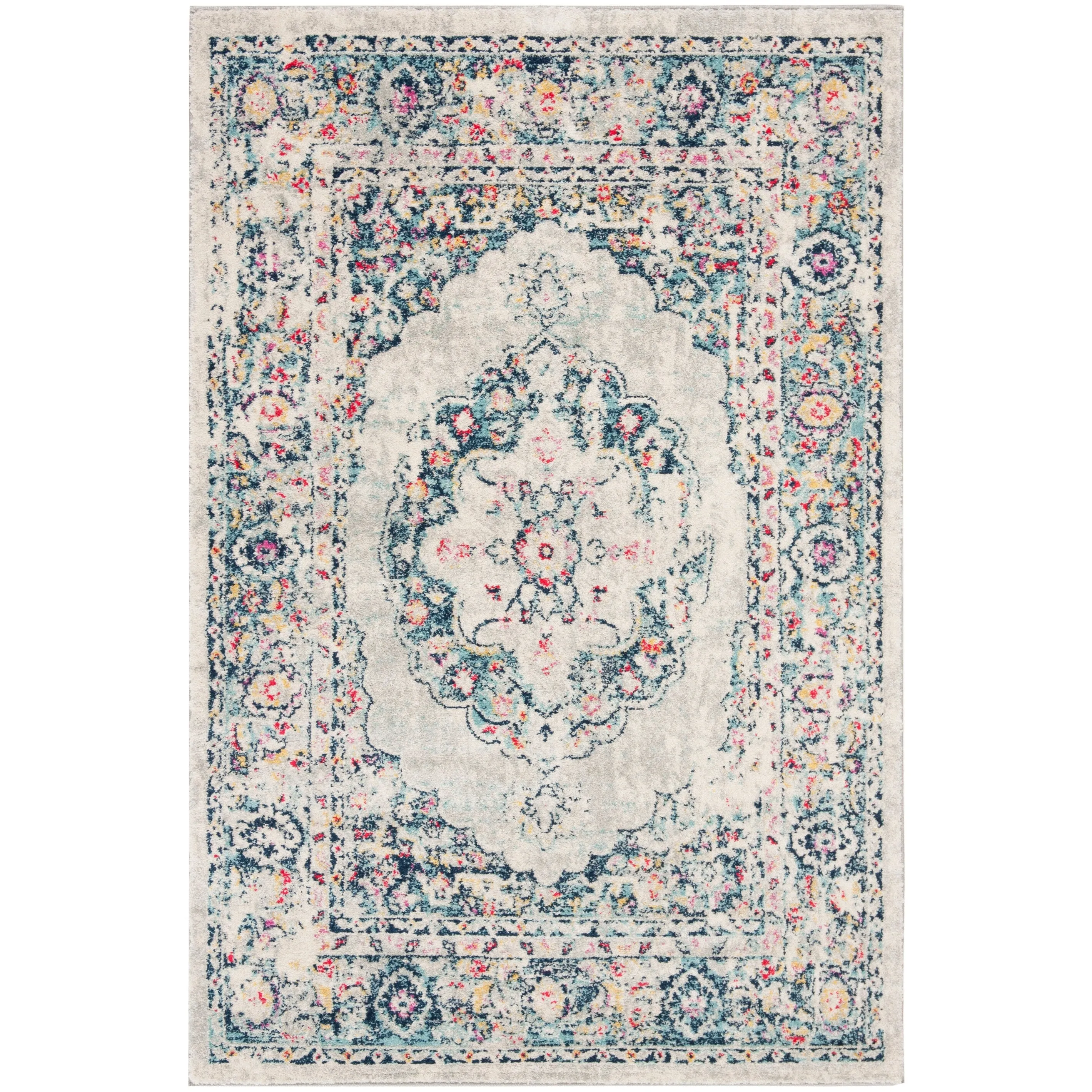 SAFAVIEH Madison Lorayne Vintage Boho Oriental Medallion Rug