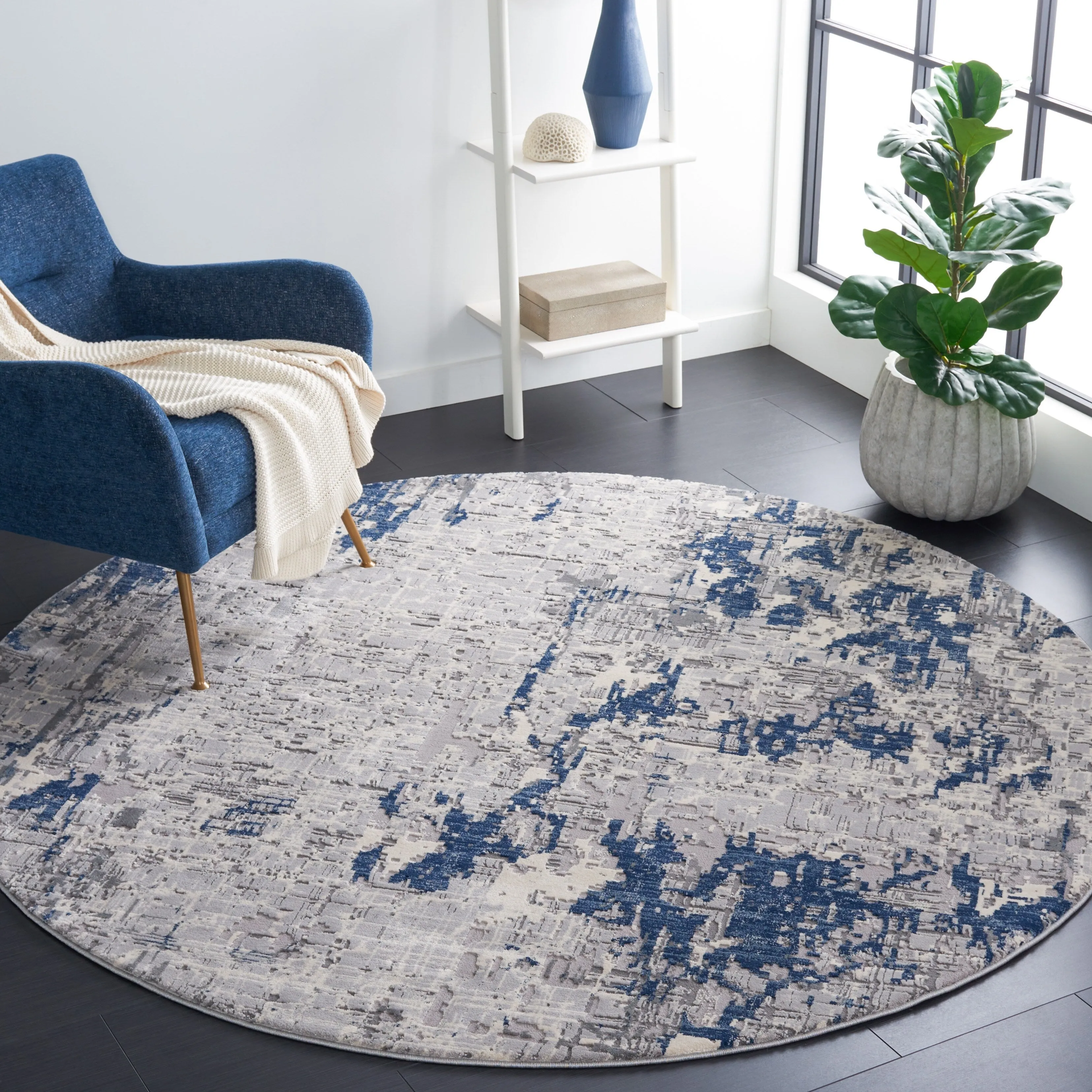 SAFAVIEH Meadow Heidegret Modern Abstract Rug