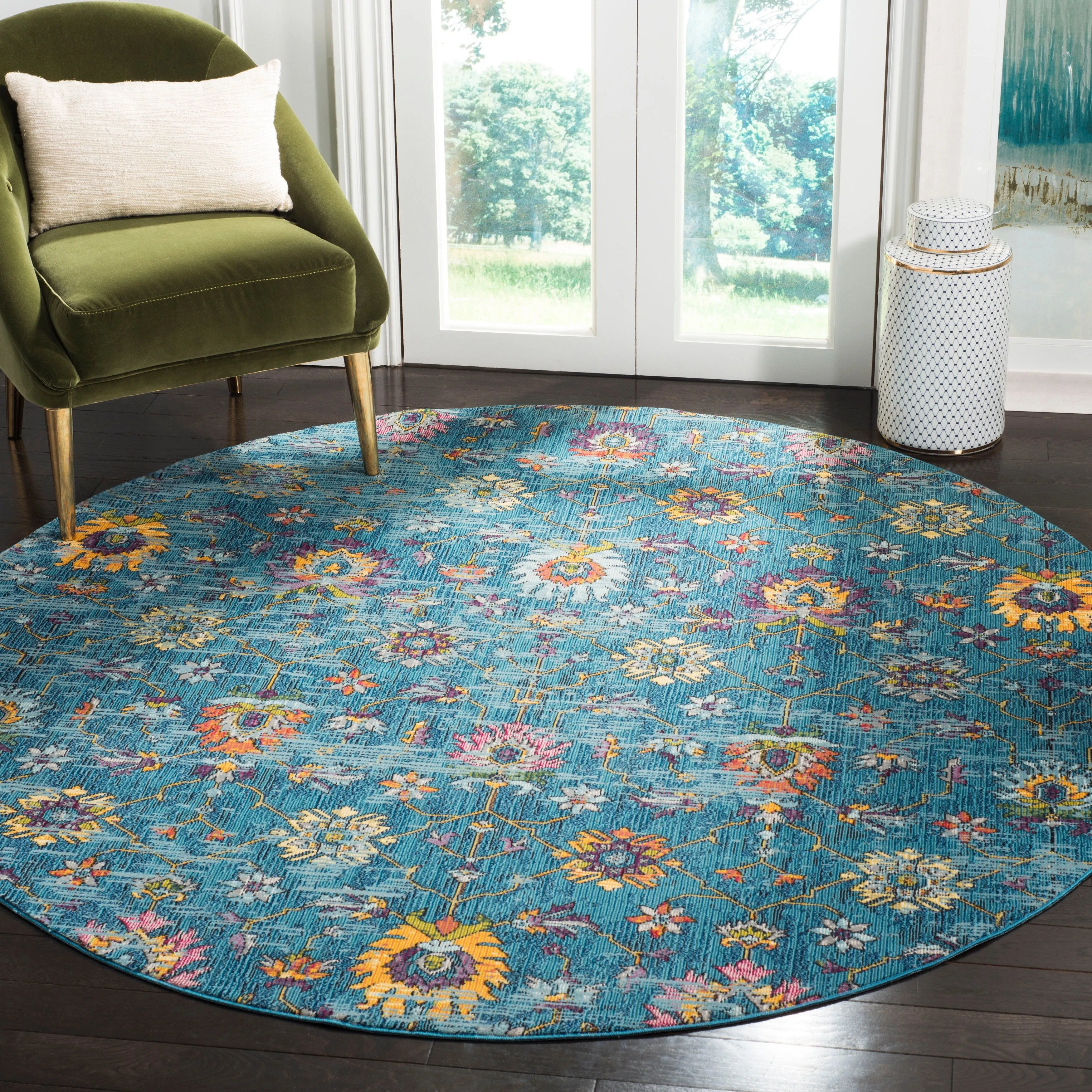 SAFAVIEH Merlot Stephania Boho Oriental Rug