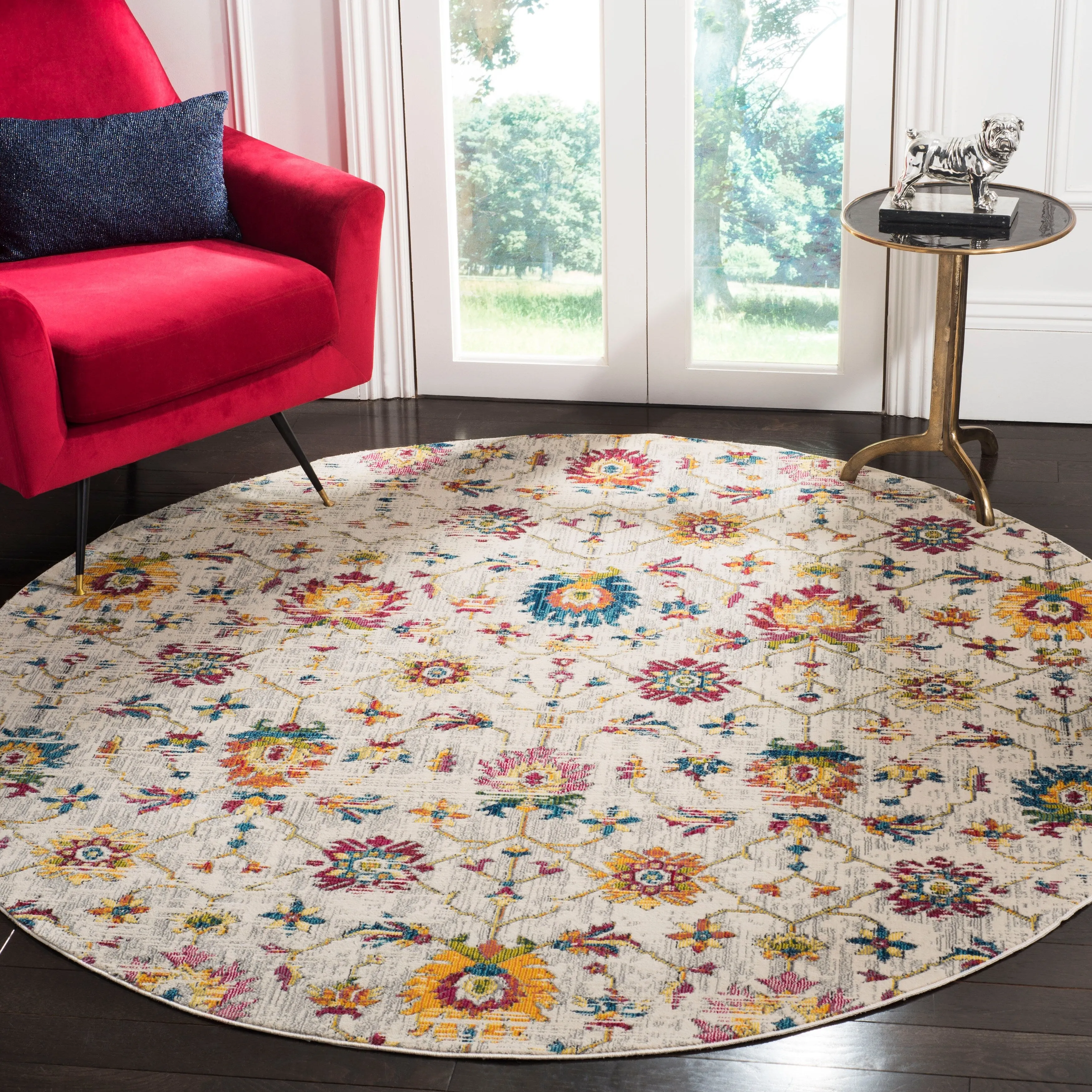 SAFAVIEH Merlot Stephania Boho Oriental Rug