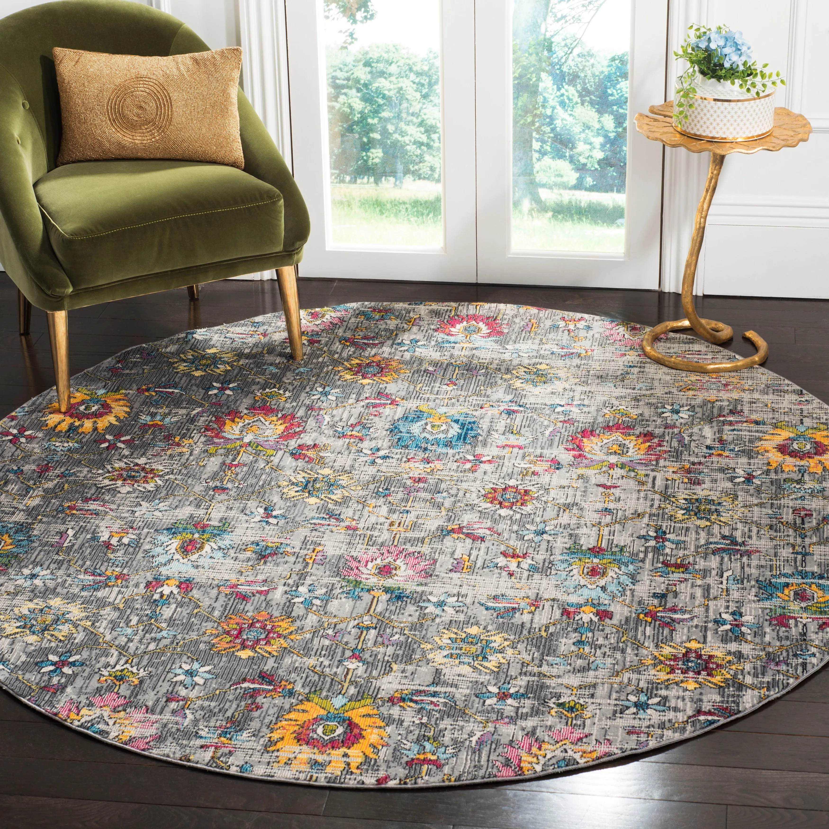 SAFAVIEH Merlot Stephania Boho Oriental Rug