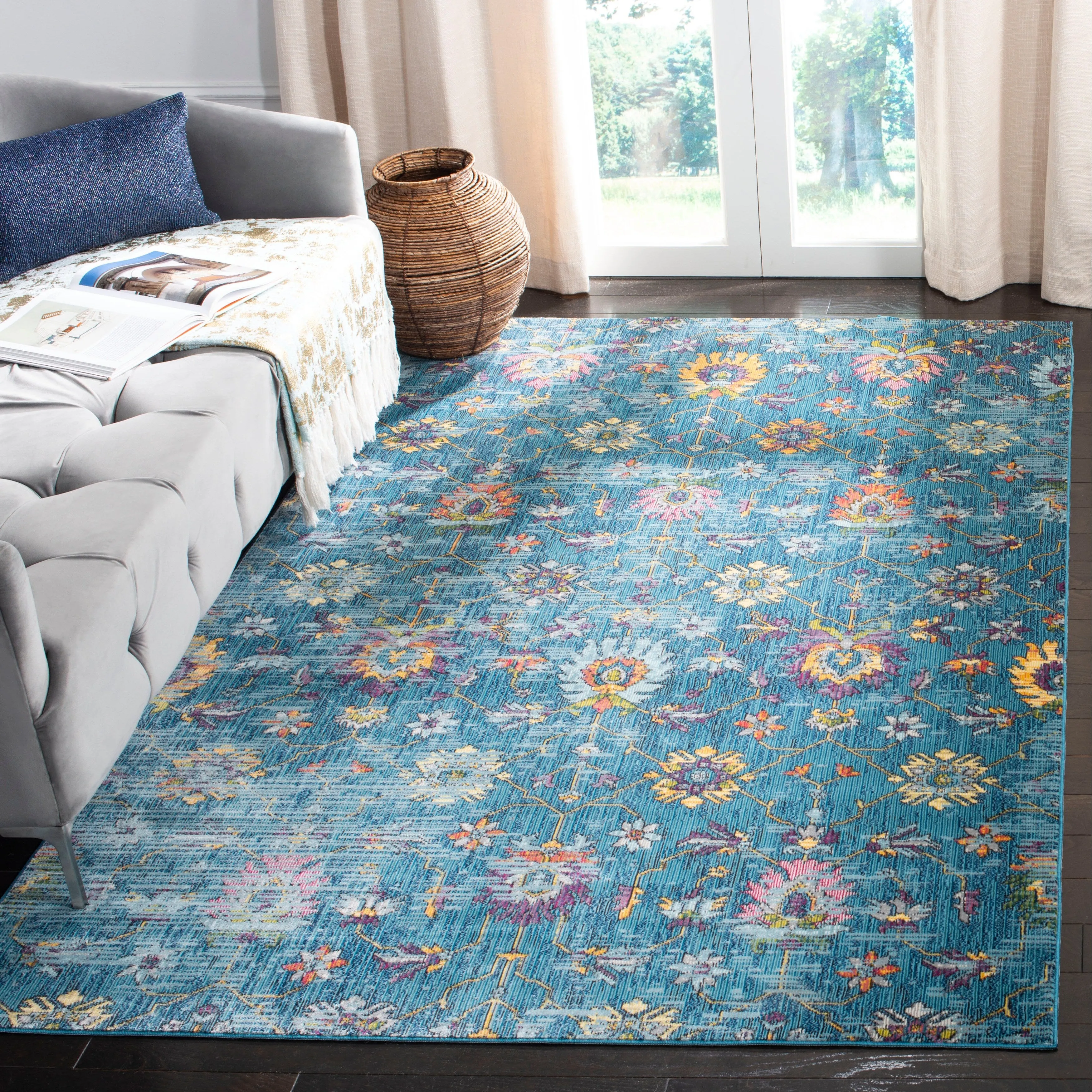 SAFAVIEH Merlot Stephania Boho Oriental Rug