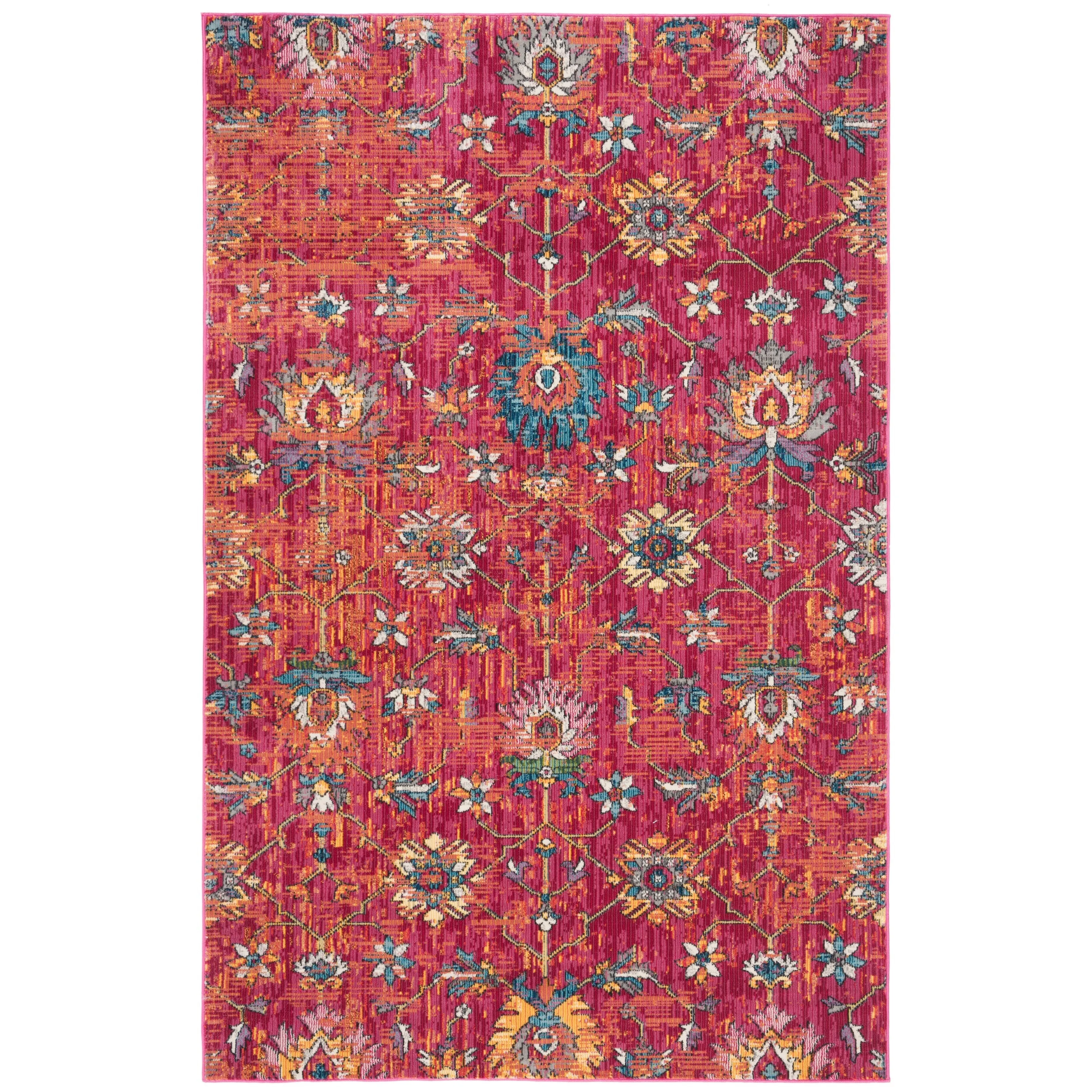 SAFAVIEH Merlot Stephania Boho Oriental Rug