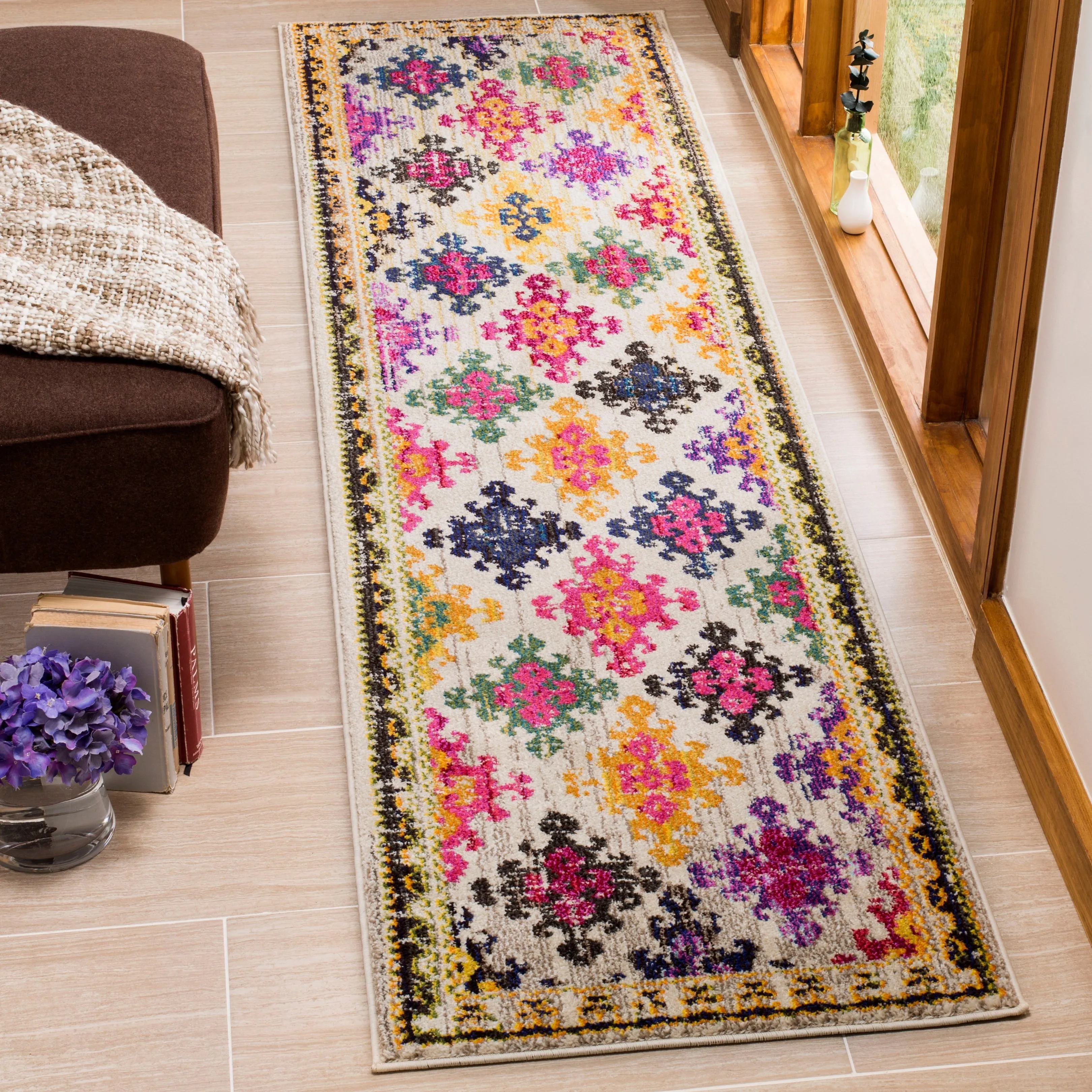 SAFAVIEH Monaco Joanne Distressed Boho Rug