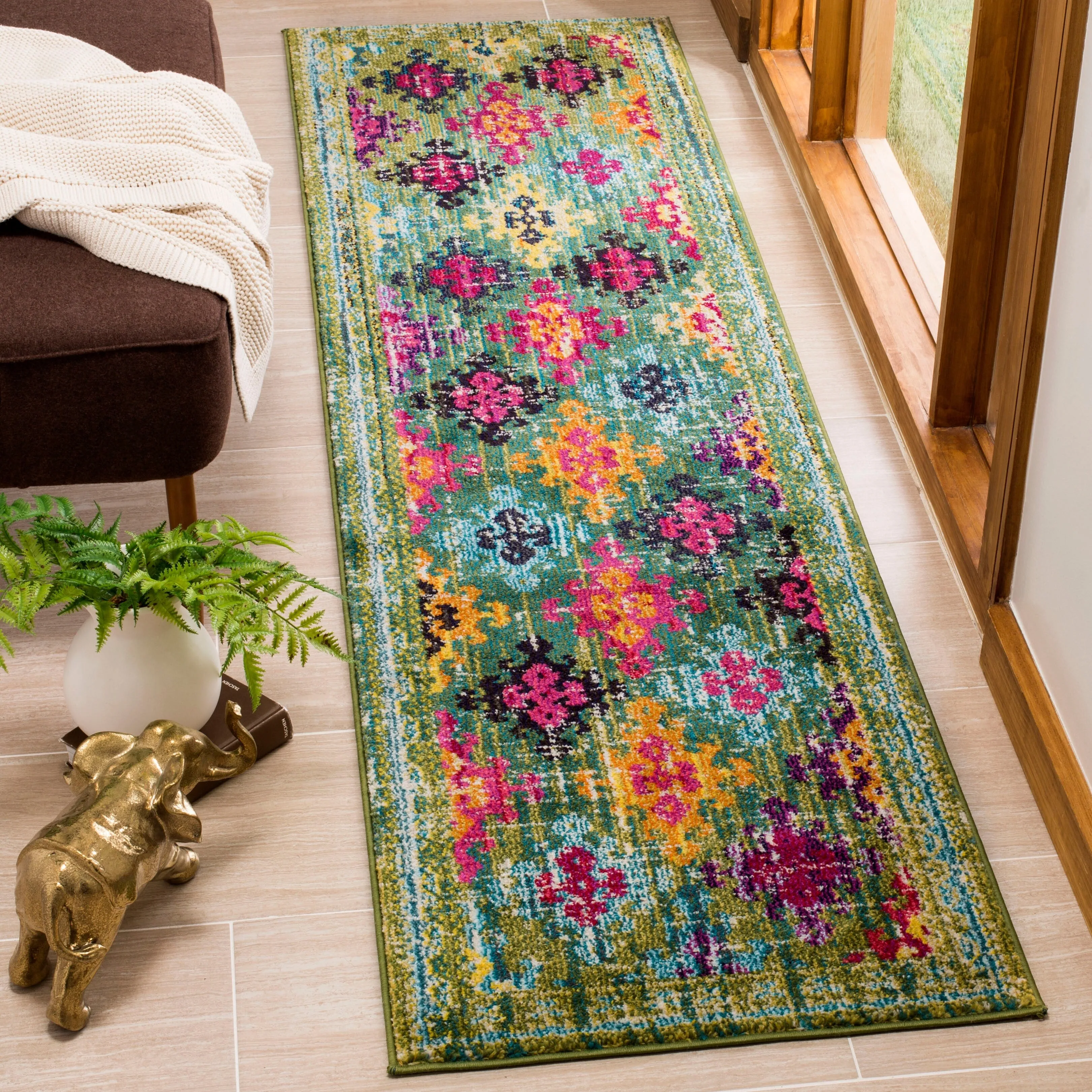 SAFAVIEH Monaco Joanne Distressed Boho Rug