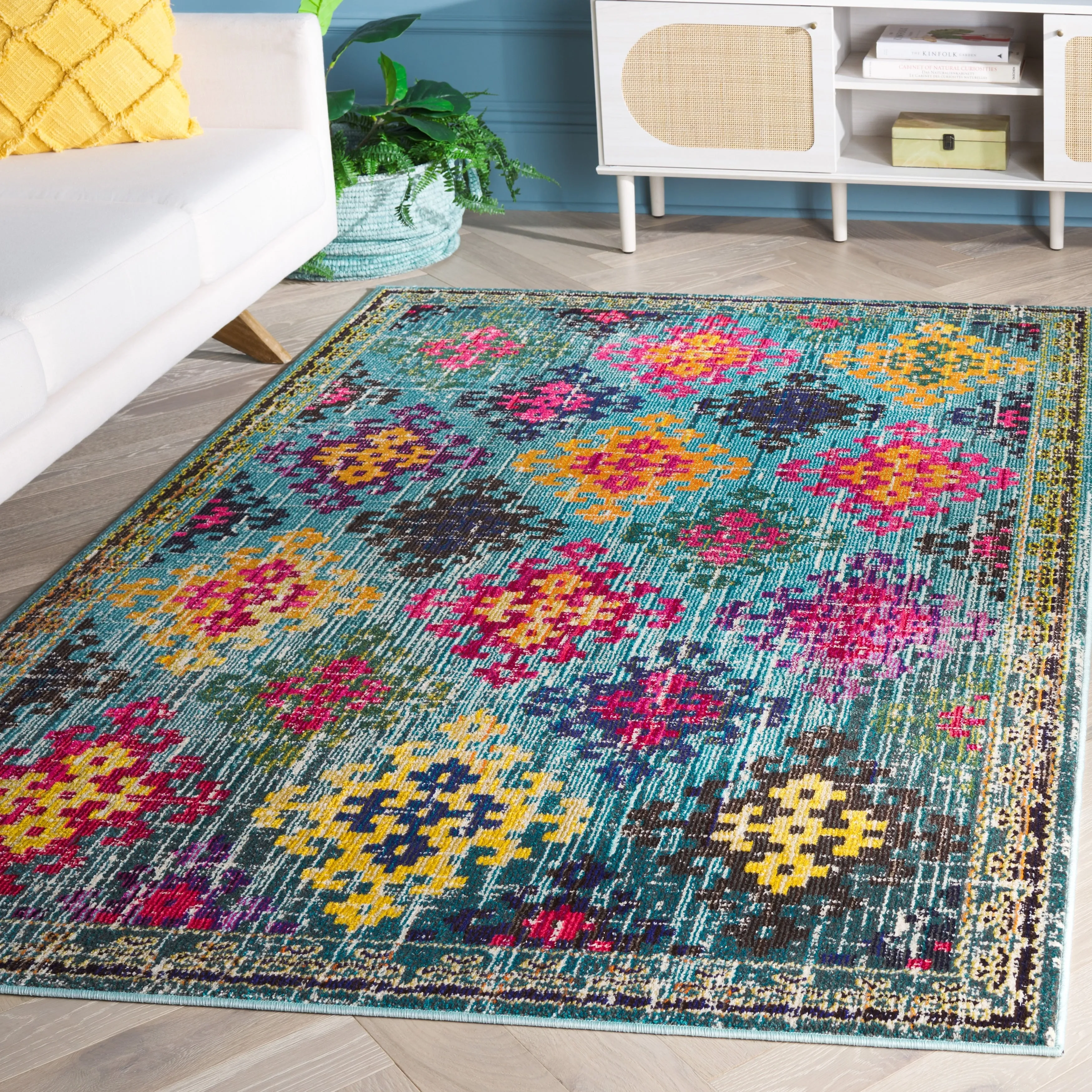 SAFAVIEH Monaco Joanne Distressed Boho Rug
