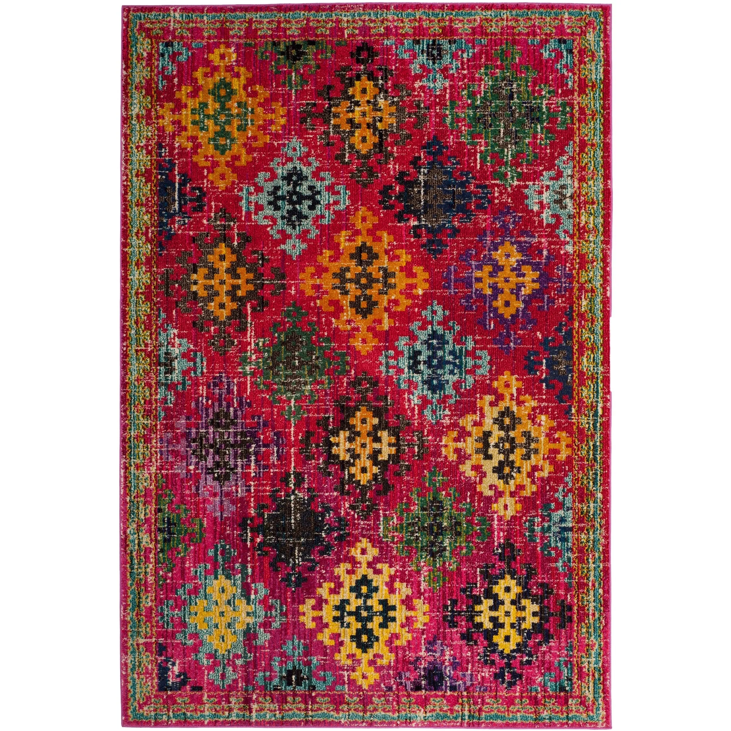 SAFAVIEH Monaco Joanne Distressed Boho Rug