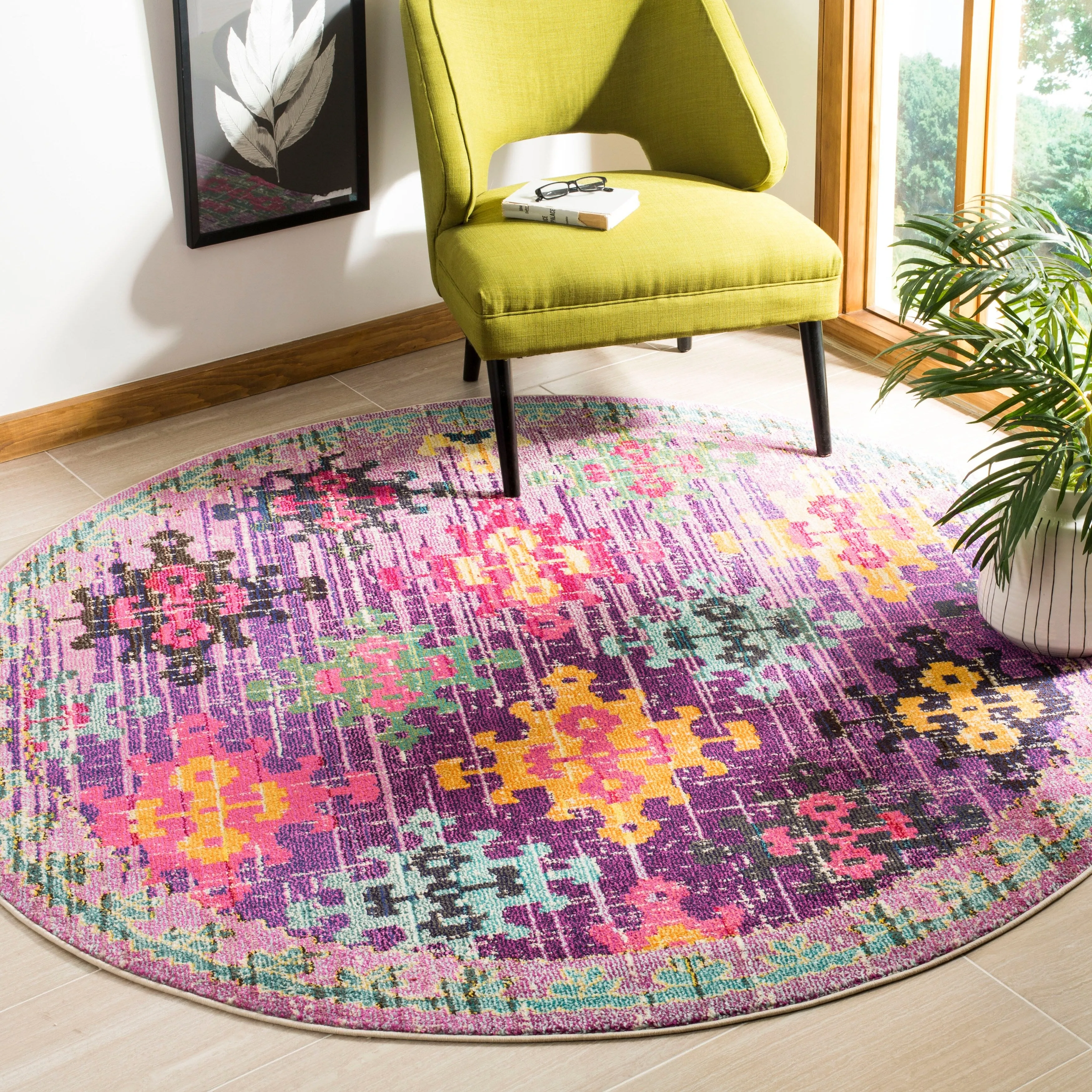 SAFAVIEH Monaco Joanne Distressed Boho Rug