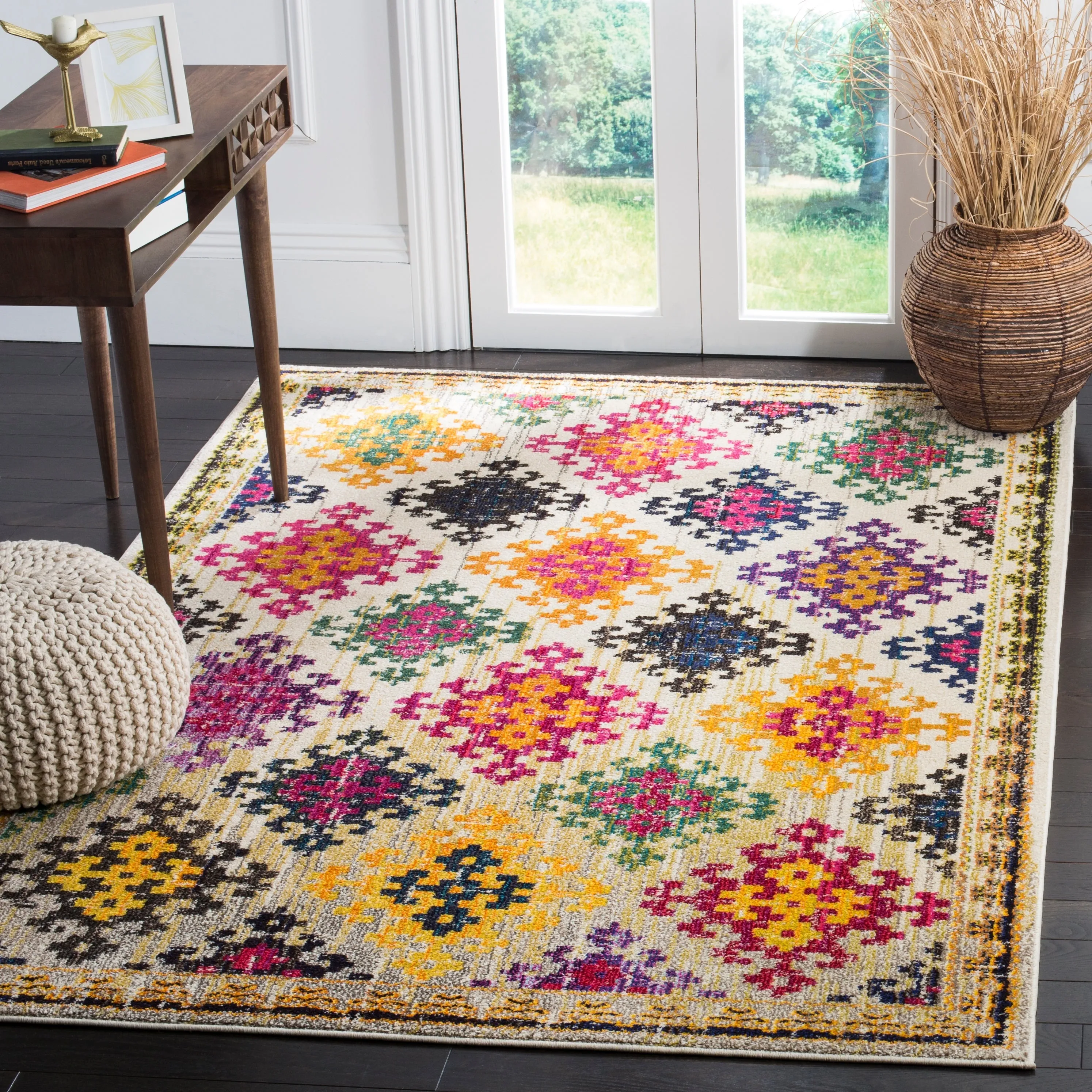 SAFAVIEH Monaco Joanne Distressed Boho Rug