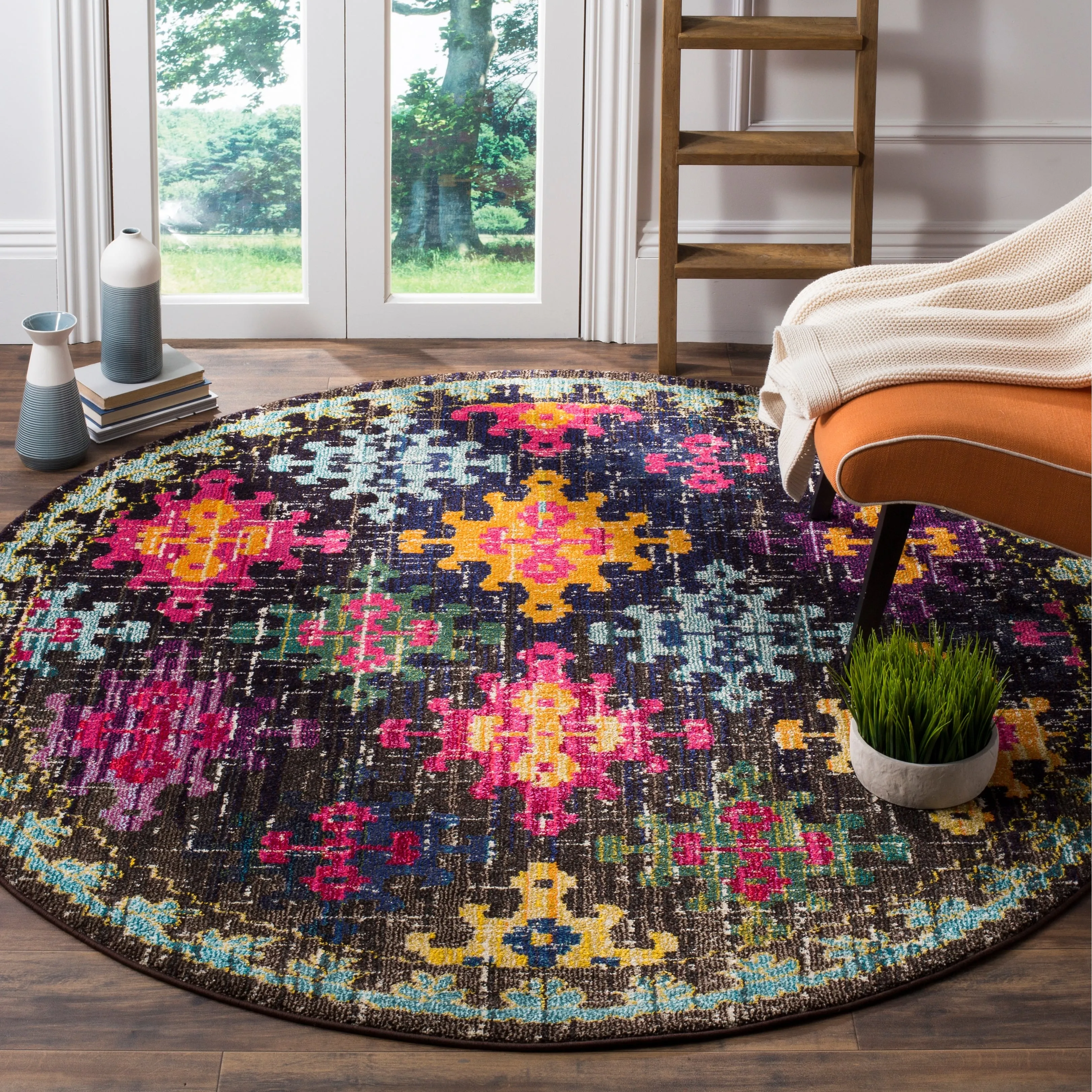 SAFAVIEH Monaco Joanne Distressed Boho Rug