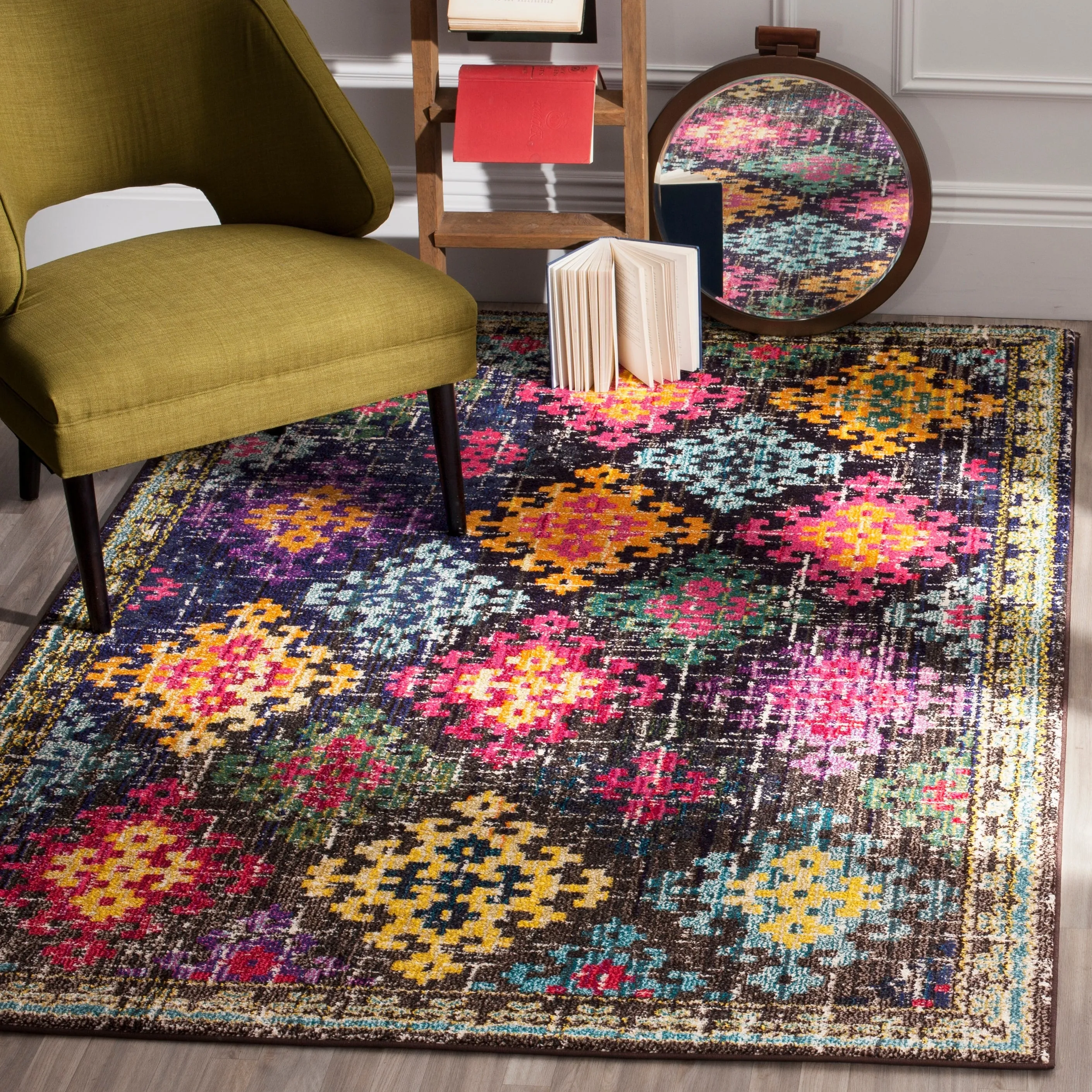 SAFAVIEH Monaco Joanne Distressed Boho Rug