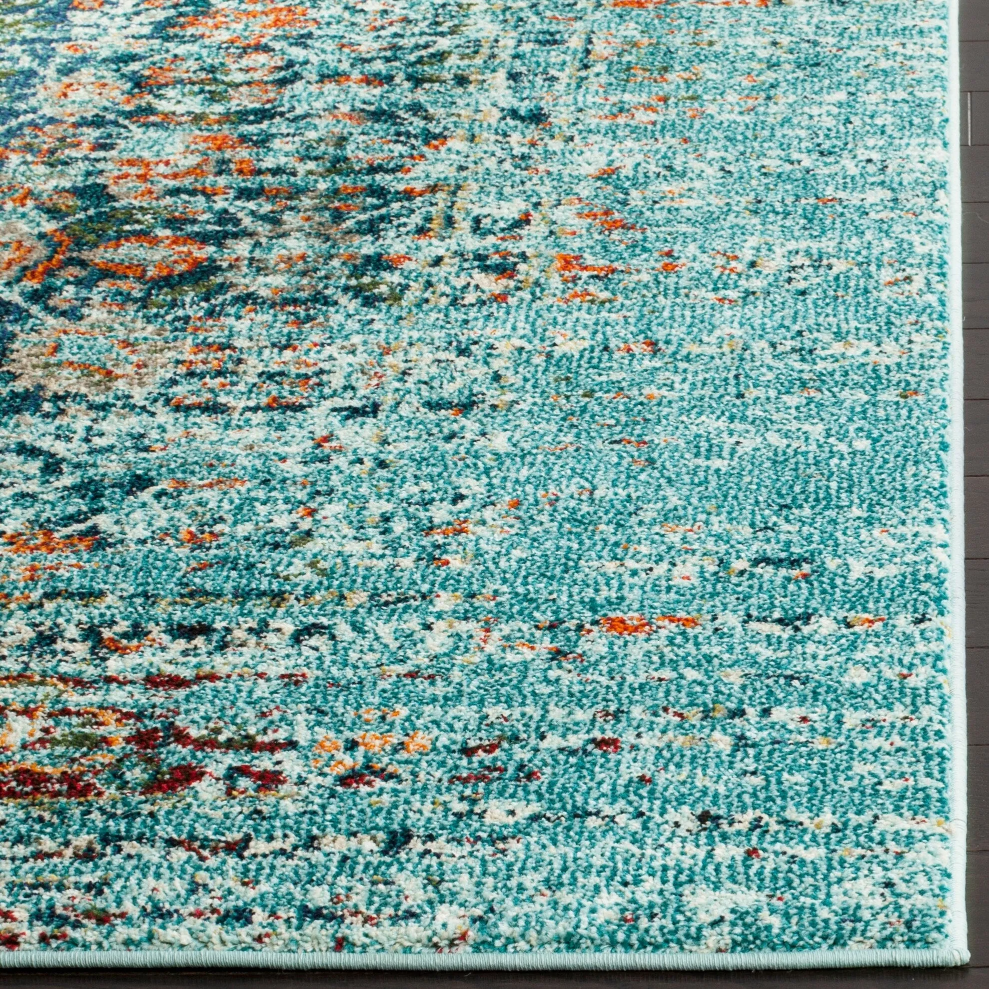 SAFAVIEH Monaco Katty Boho Rug - Blue/Multi - 2' 2 x 14'