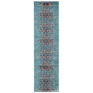 SAFAVIEH Monaco Katty Boho Rug - Blue/Multi - 2' 2 x 14'