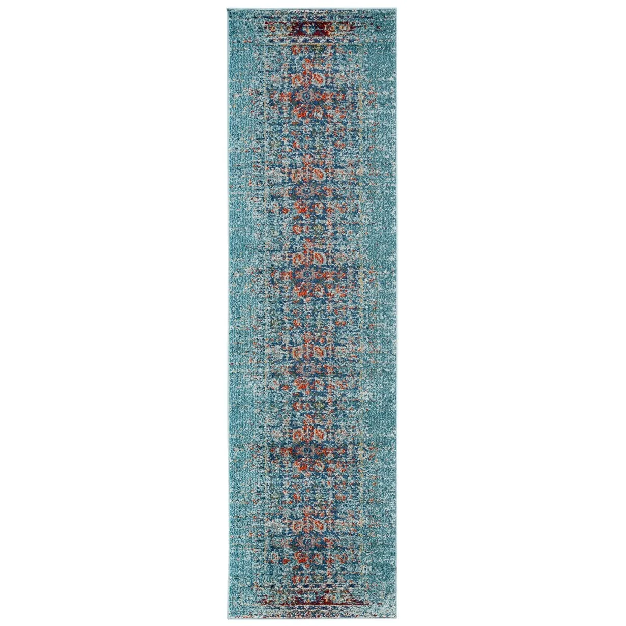 SAFAVIEH Monaco Katty Boho Rug - Blue/Multi - 2' 2 x 14'