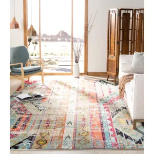 SAFAVIEH Monaco Lumturije Distressed Boho Rug - Multi - 8' x 11'