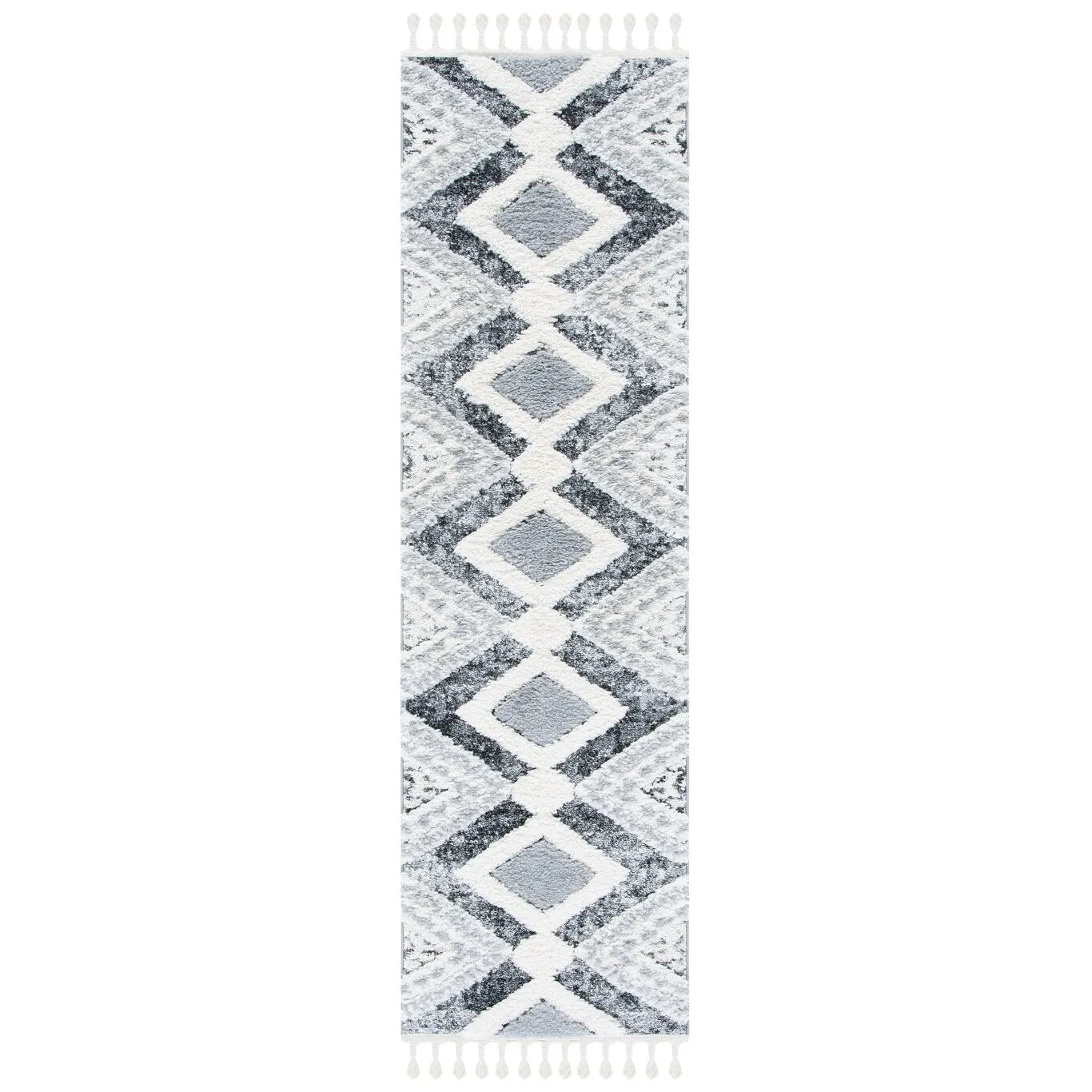 SAFAVIEH Moroccan Tassel Shag Irva 2-inch Thick Rug